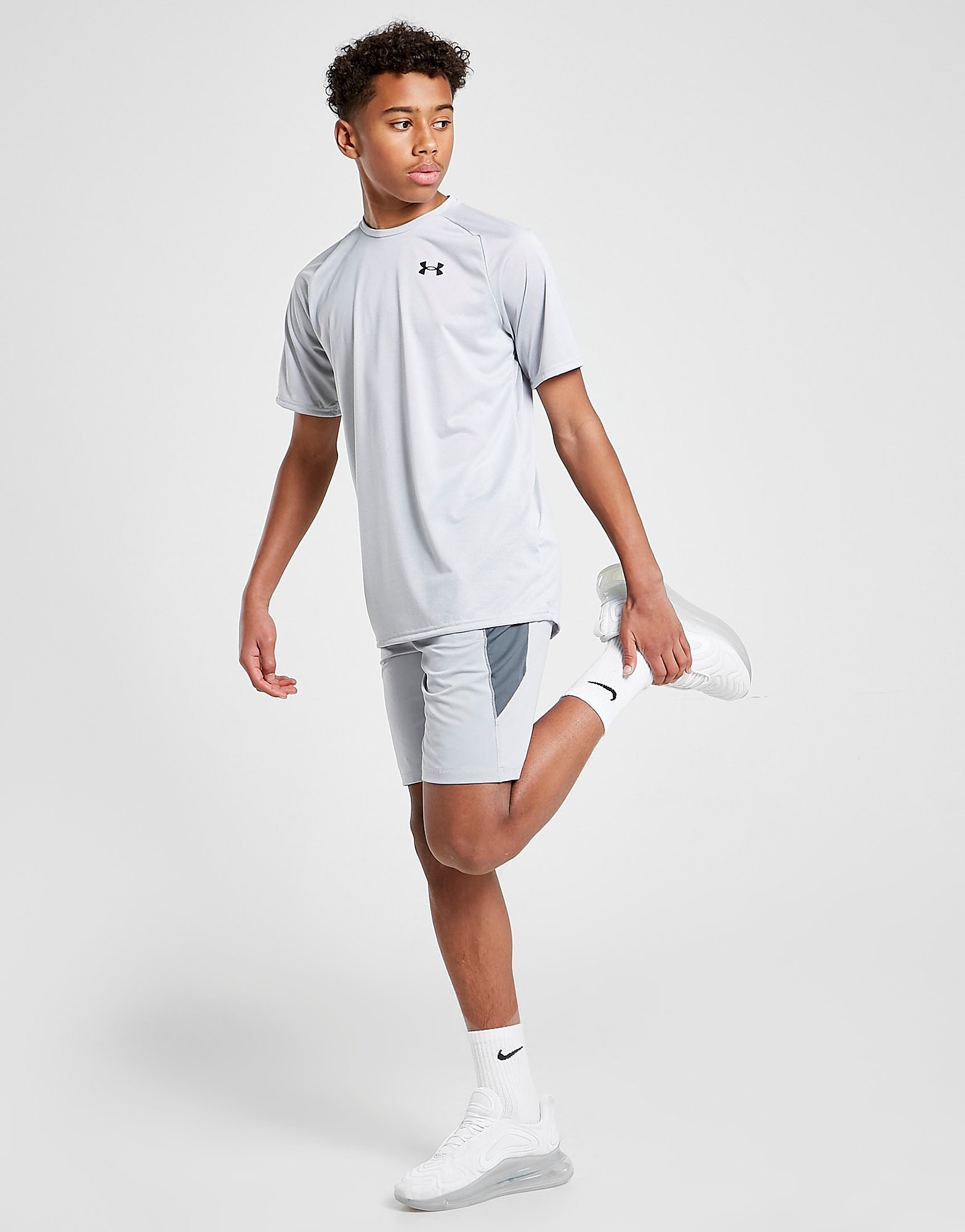 

Under Armour Tech 2.0 Sportstyle T-Shirt Junior - Grey - Kids, Grey