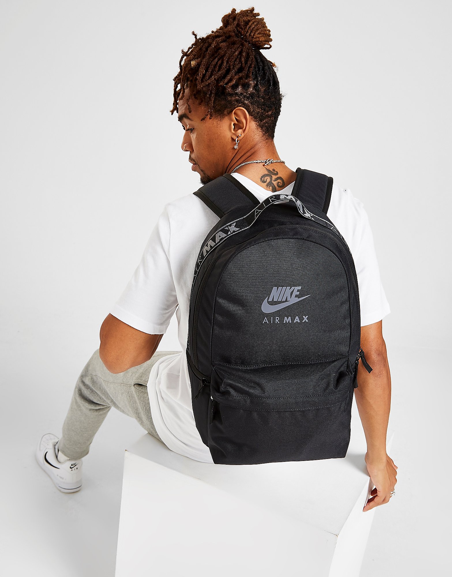 

Nike Air Max Heritage Backpack - Only at JD - Black/Black/Dark Grey - Womens, Black/Black/Dark Grey