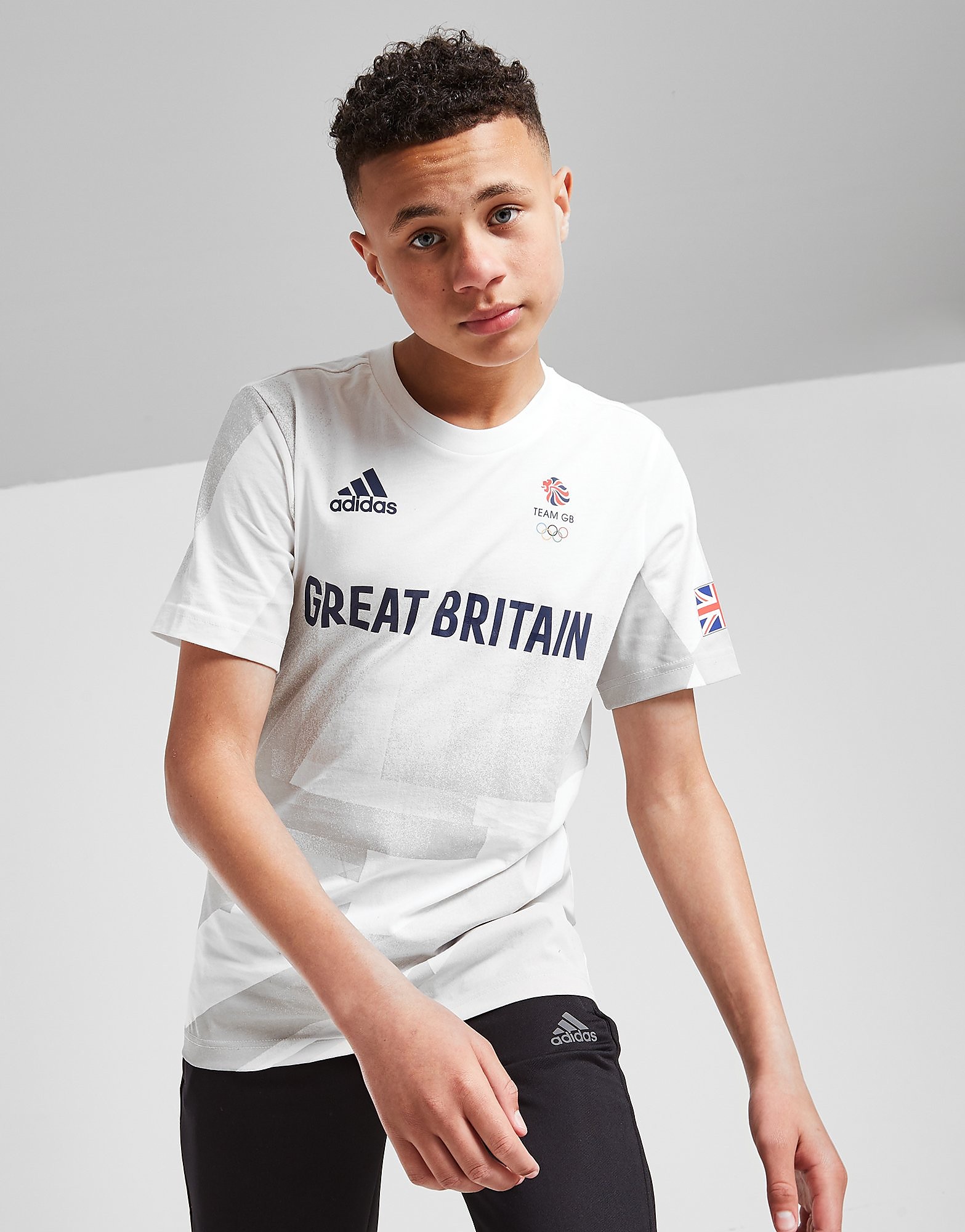 Adidas Team GB Olympics T-Shirt Junior, Vit