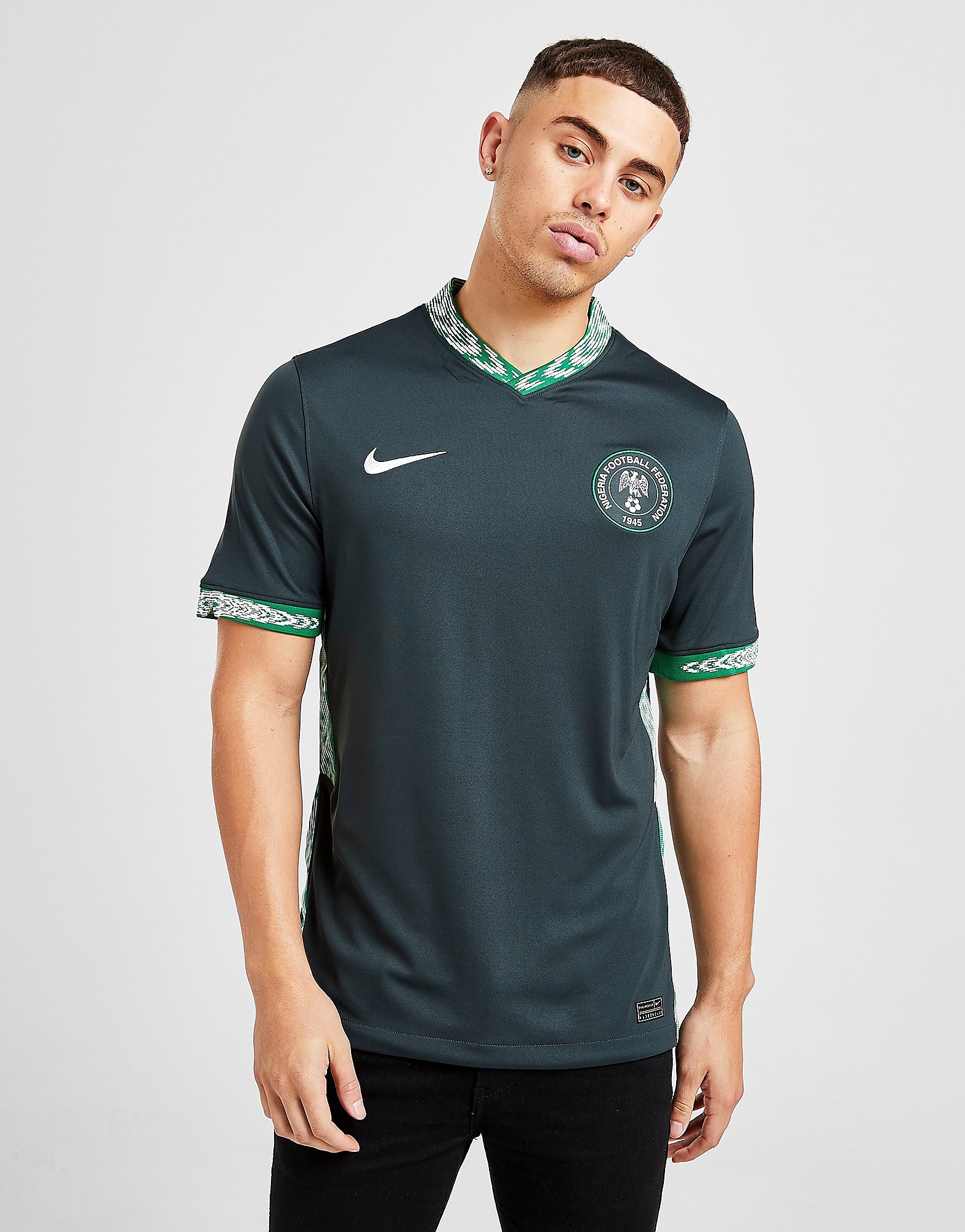 

Nike Nigeria 2020/21 Away Shirt - Seaweed/White - Mens, Seaweed/White