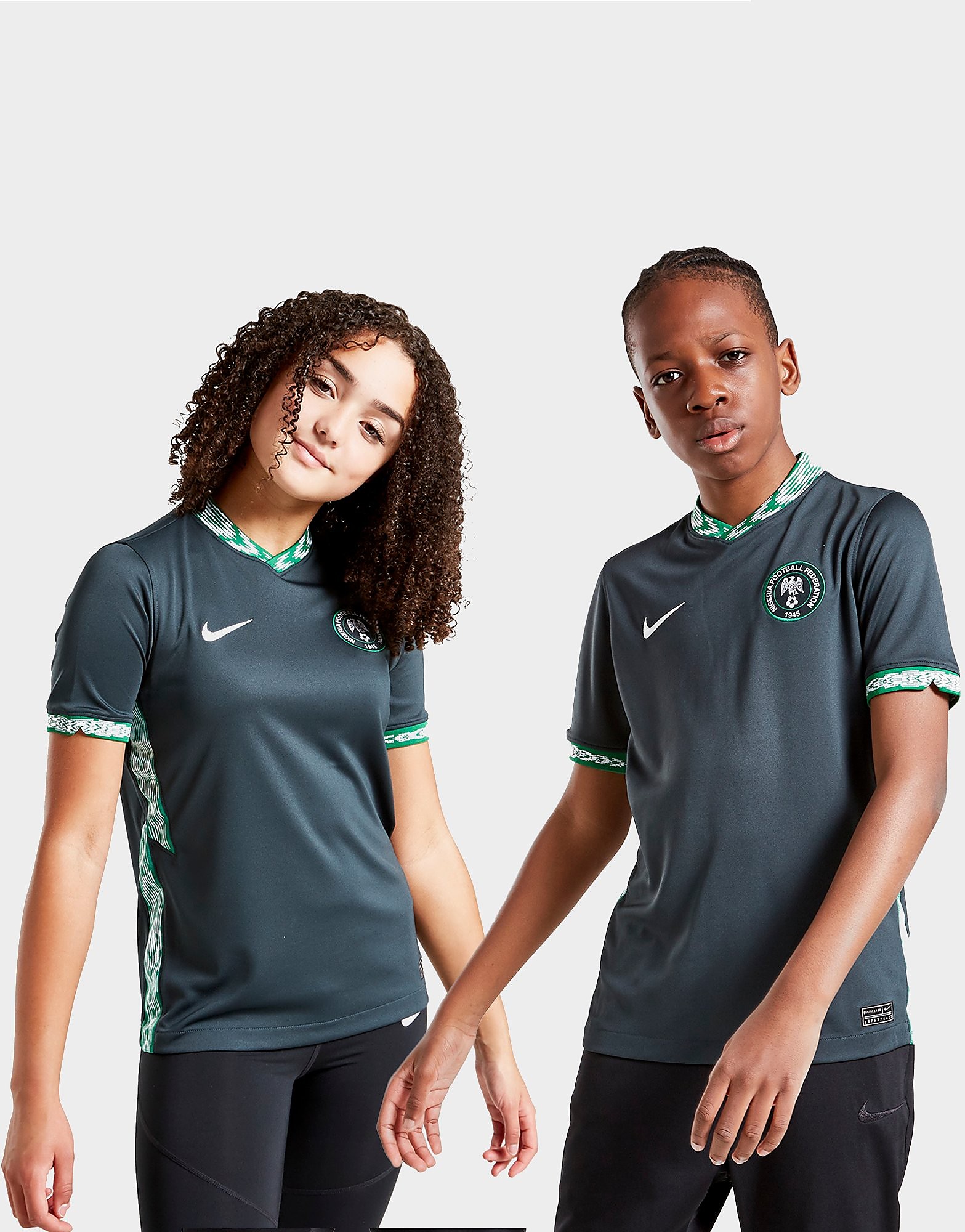 

Nike Nigeria 2020/21 Away Shirt Junior - Green - Kids, Green