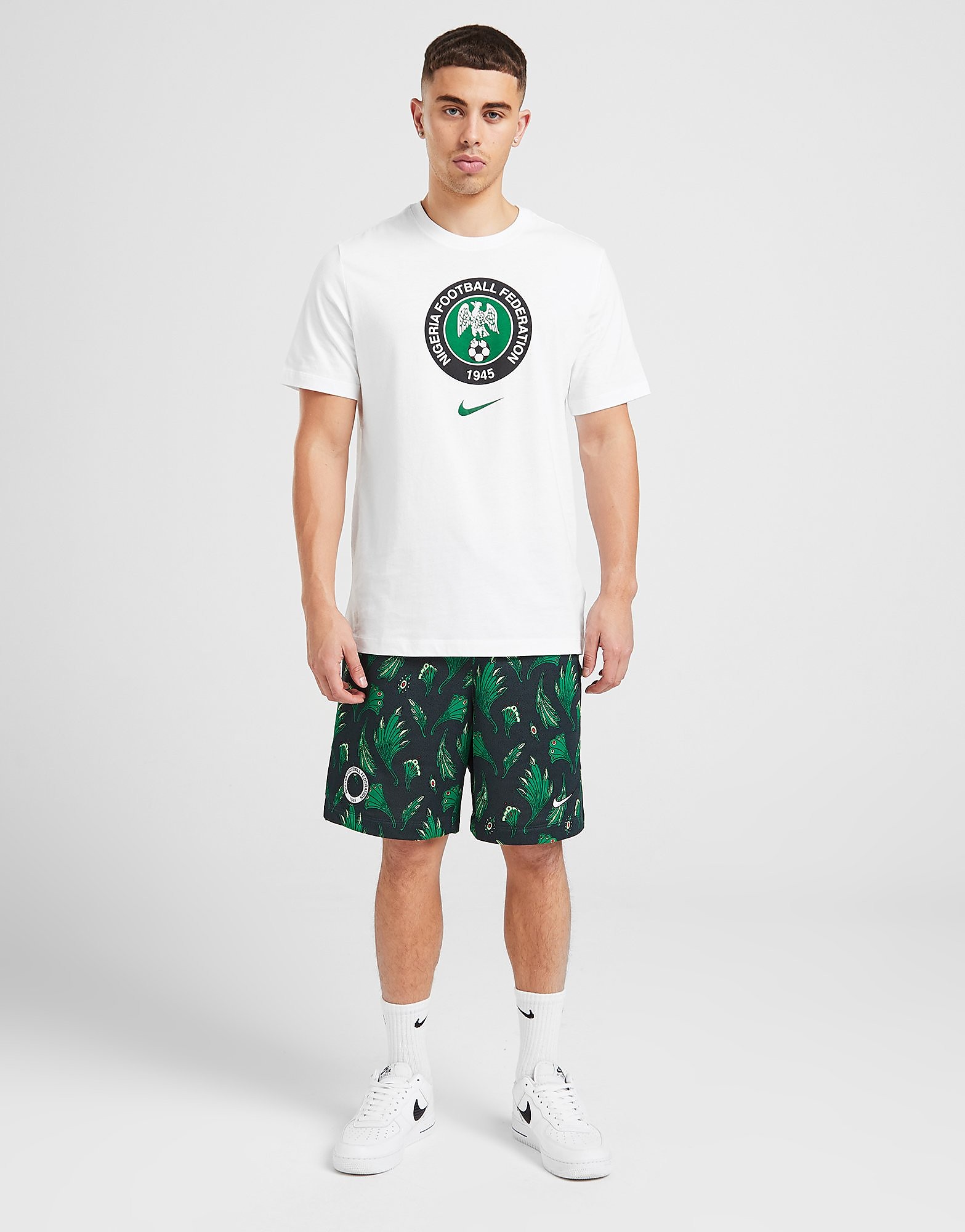 

Nike Nigeria Shorts - Seaweed/White/Green - Mens, Seaweed/White/Green