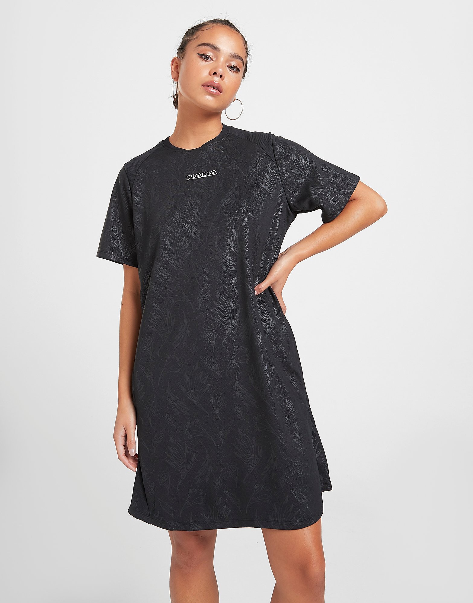 

Nike Nigeria Jersey Dress - Black - Womens, Black