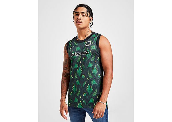 Nike Débardeur Nigeria Basketball Homme - Pine Green/Black, Pine Green/Black