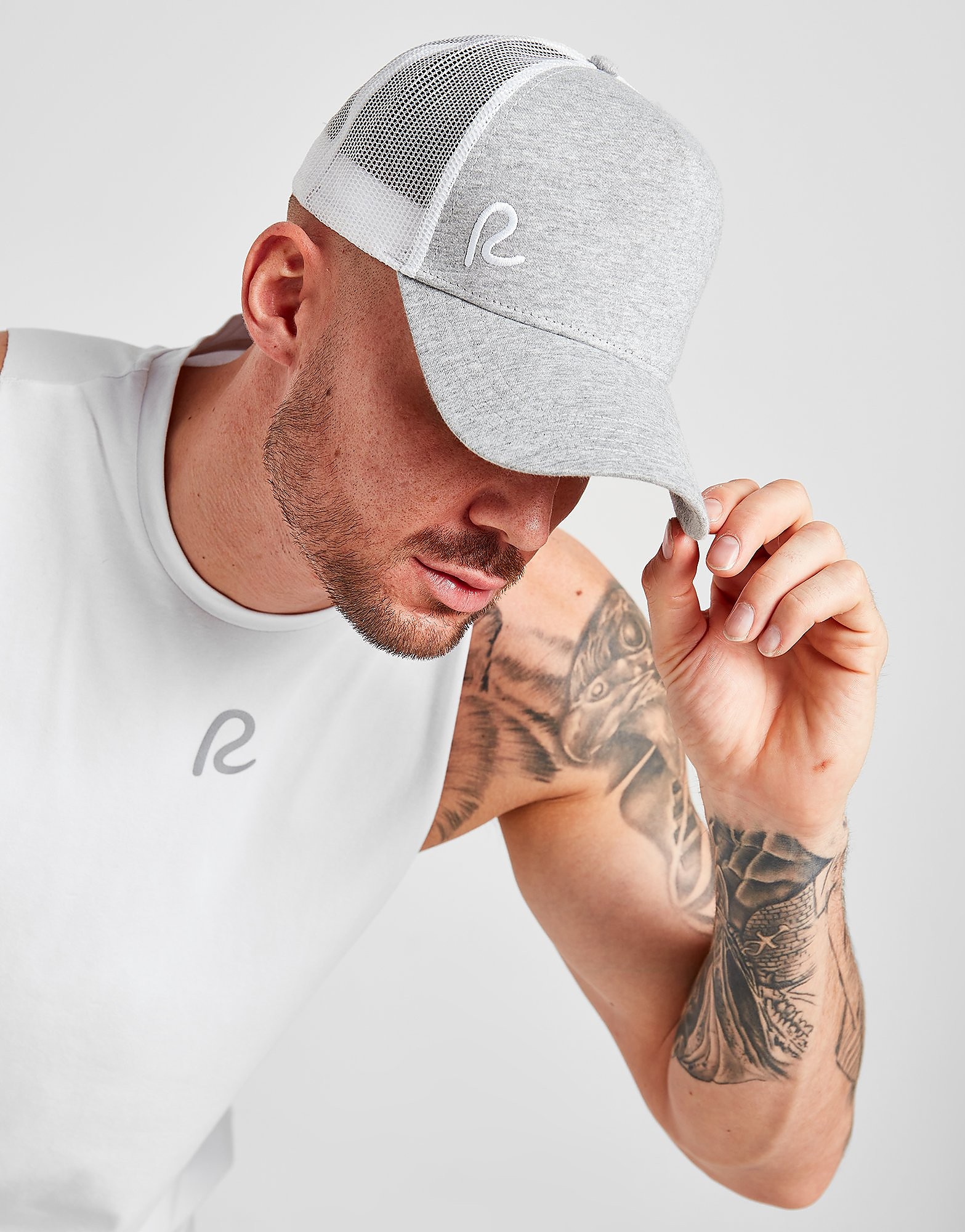 Rewired R Trucker Cap - Only at JD - White - Mens, White