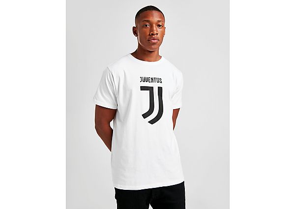 Official Team Juventus Crest T-Shirt - White - Mens, White