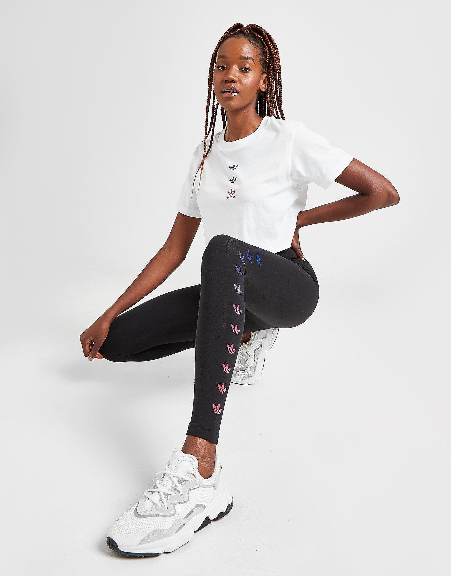 

adidas Originals Repeat Trefoil Leggings - Only at JD - BLACK, BLACK