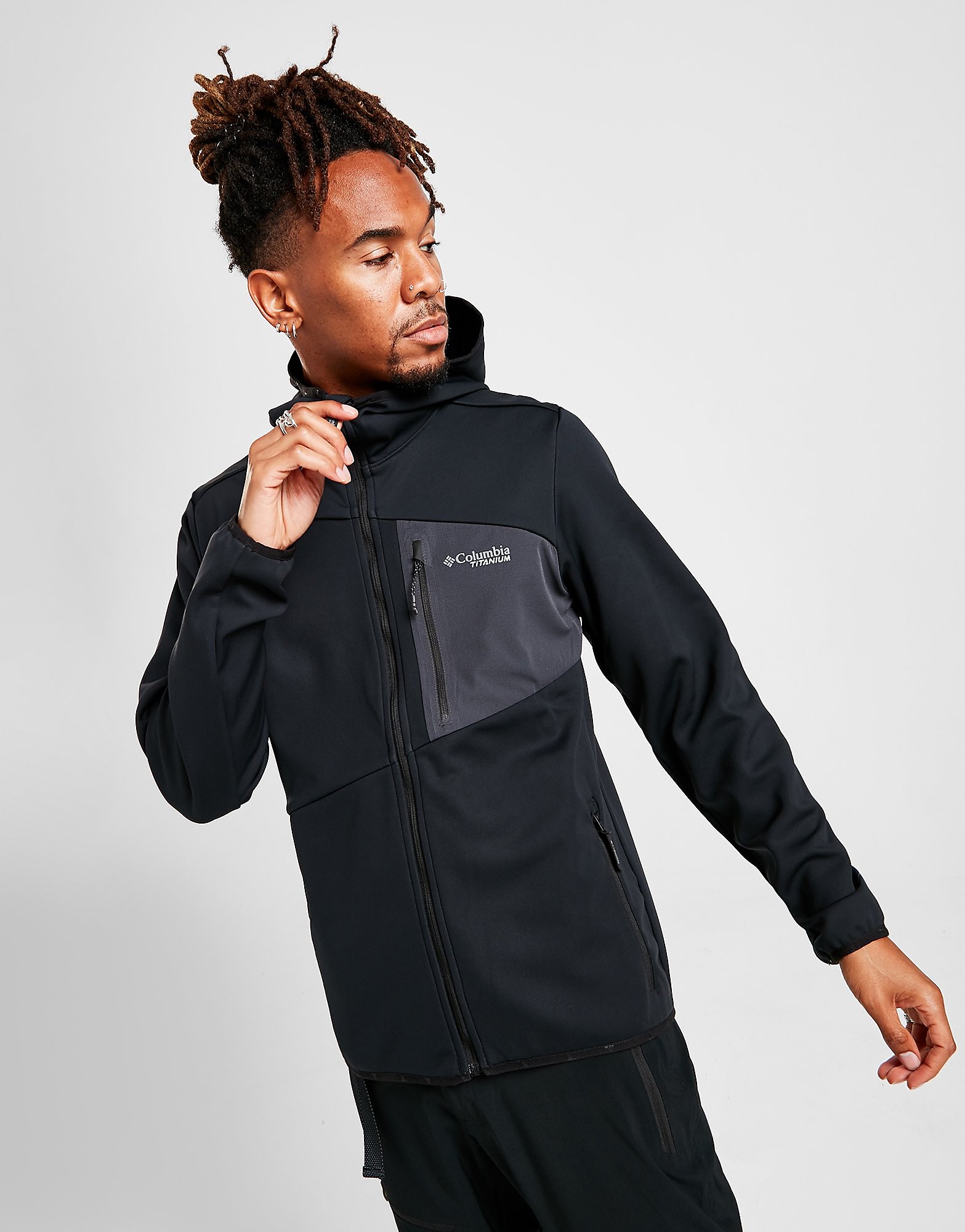 

Columbia Peak Persuit Full Zip Hoodie - Black - Mens, Black