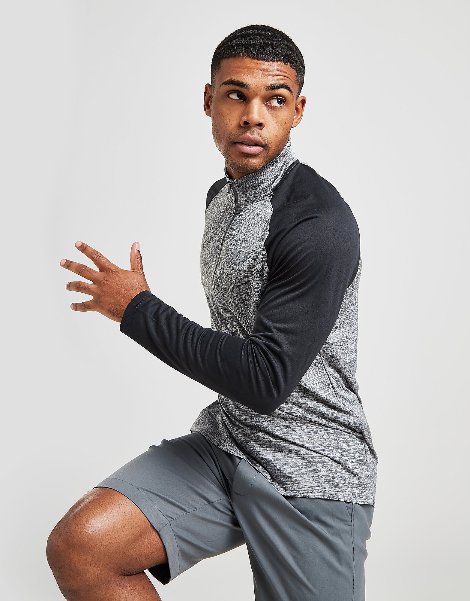 

Under Armour Tech 1/4 Zip Top - Only at JD - Grey/Black - Mens, Grey/Black