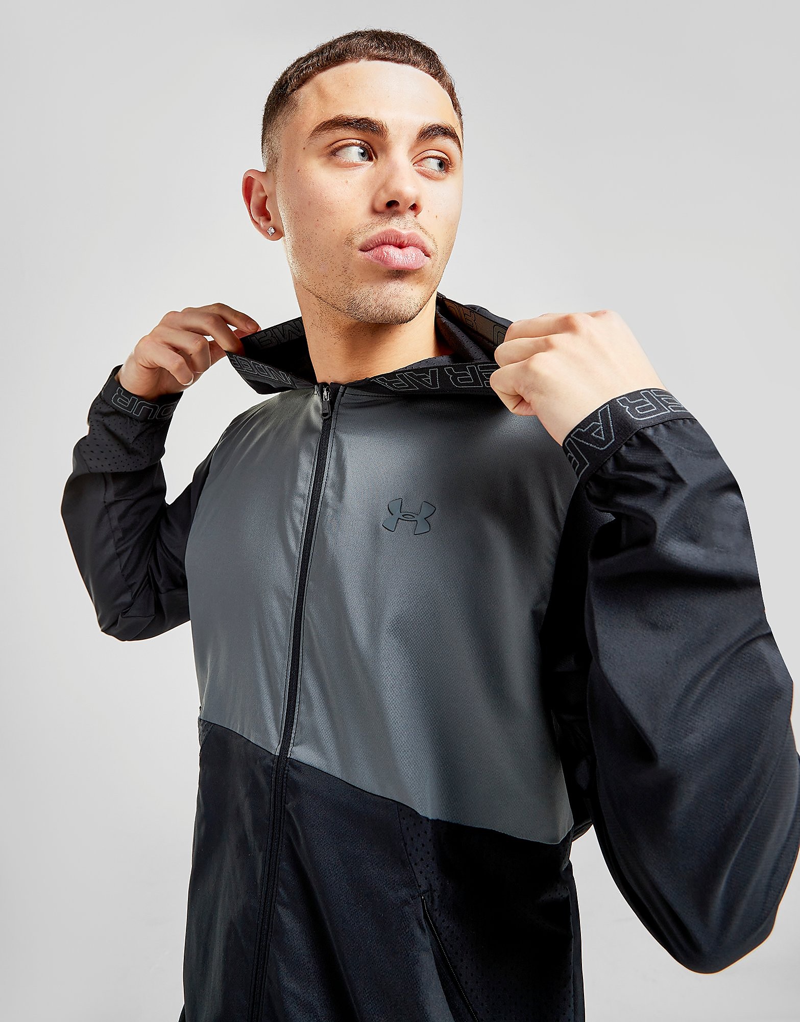 

Under Armour Vanish Woven Full Zip Hoodie - Only at JD - Black - Mens, Black