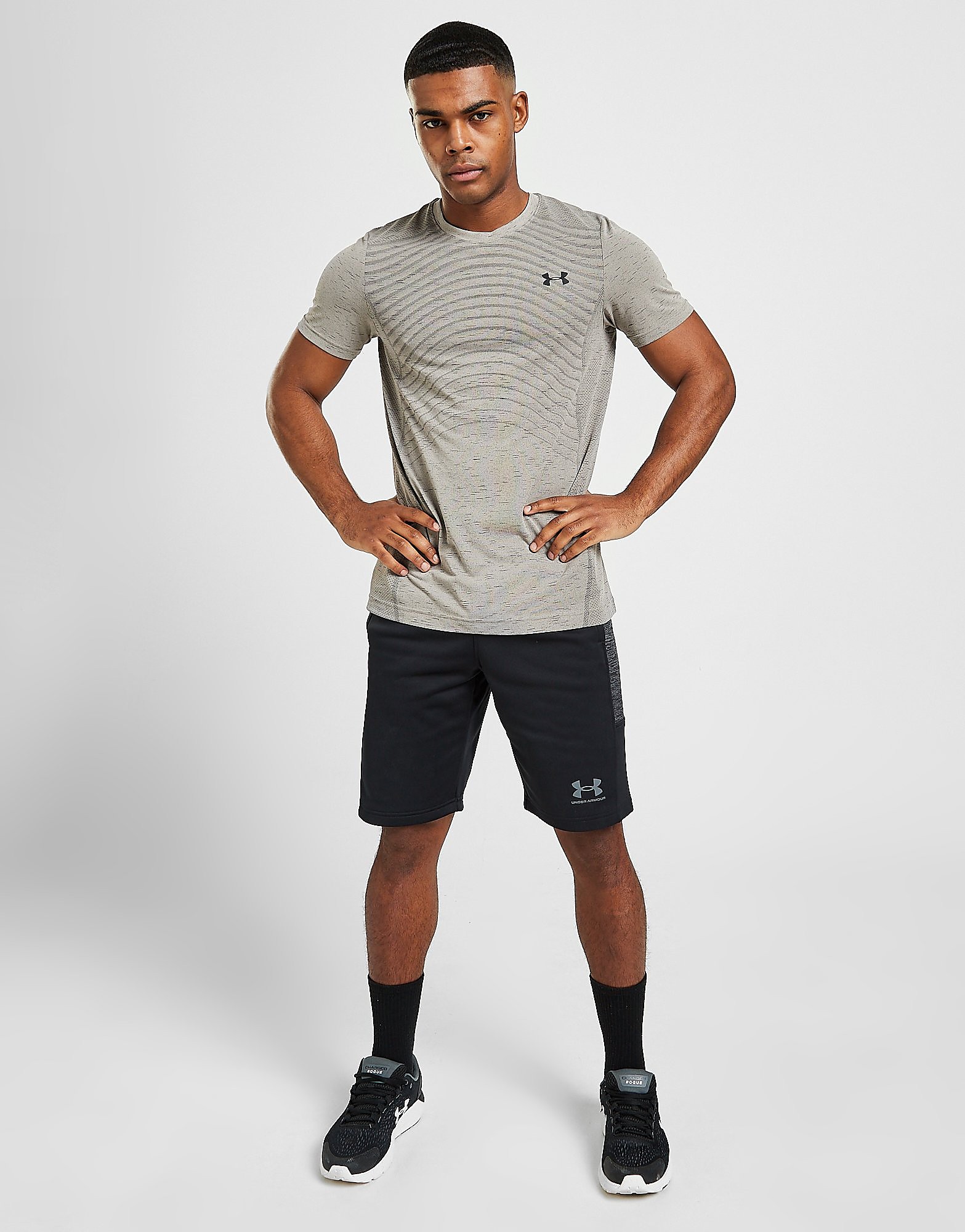 Under Armour UA Armour Fleece Shorts - Only at JD - Black - Mens, Black
