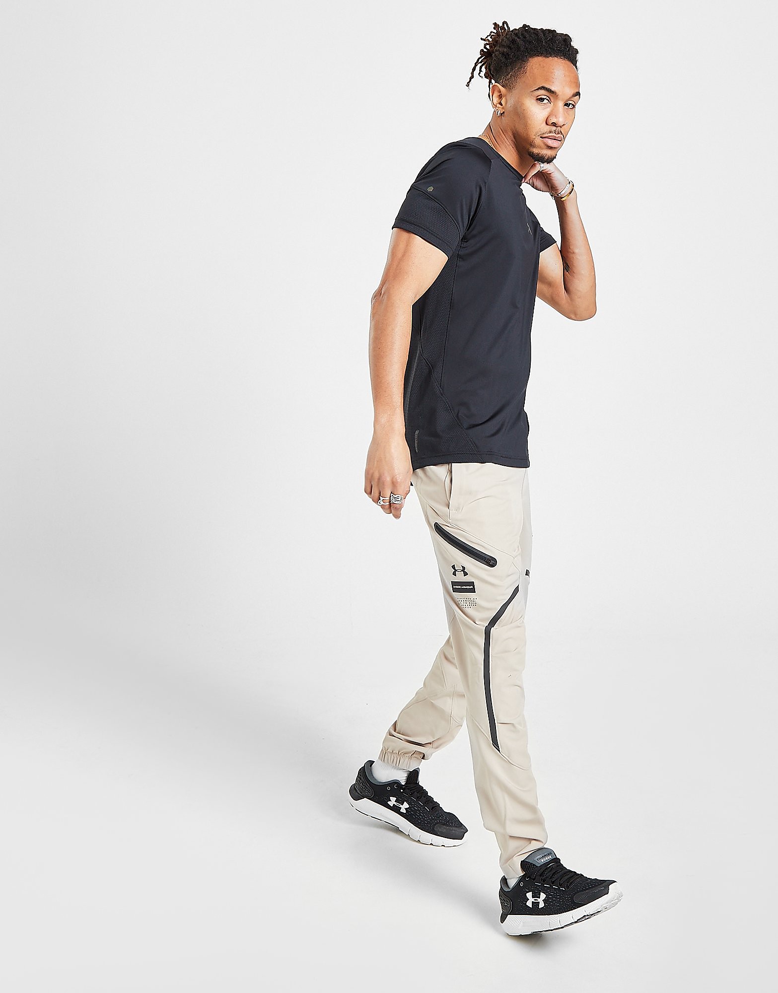 

Under Armour Stretch Woven Utility Pants - Highland Buff - Mens, Highland Buff