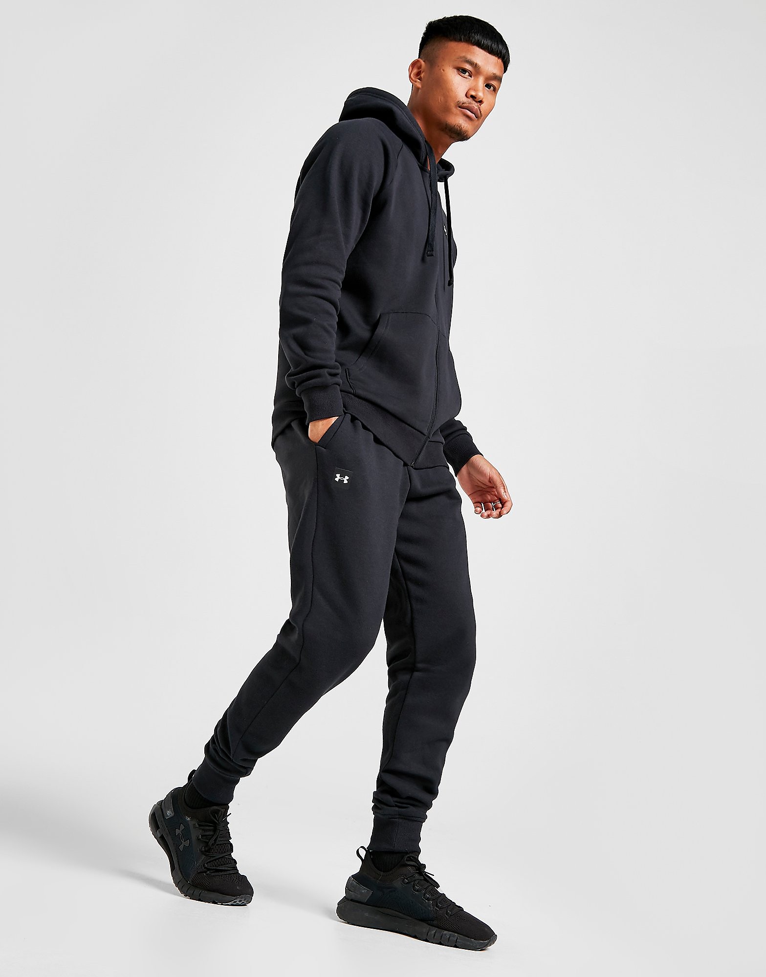 

Under Armour Rival Fleece Track Pants - Black - Mens, Black