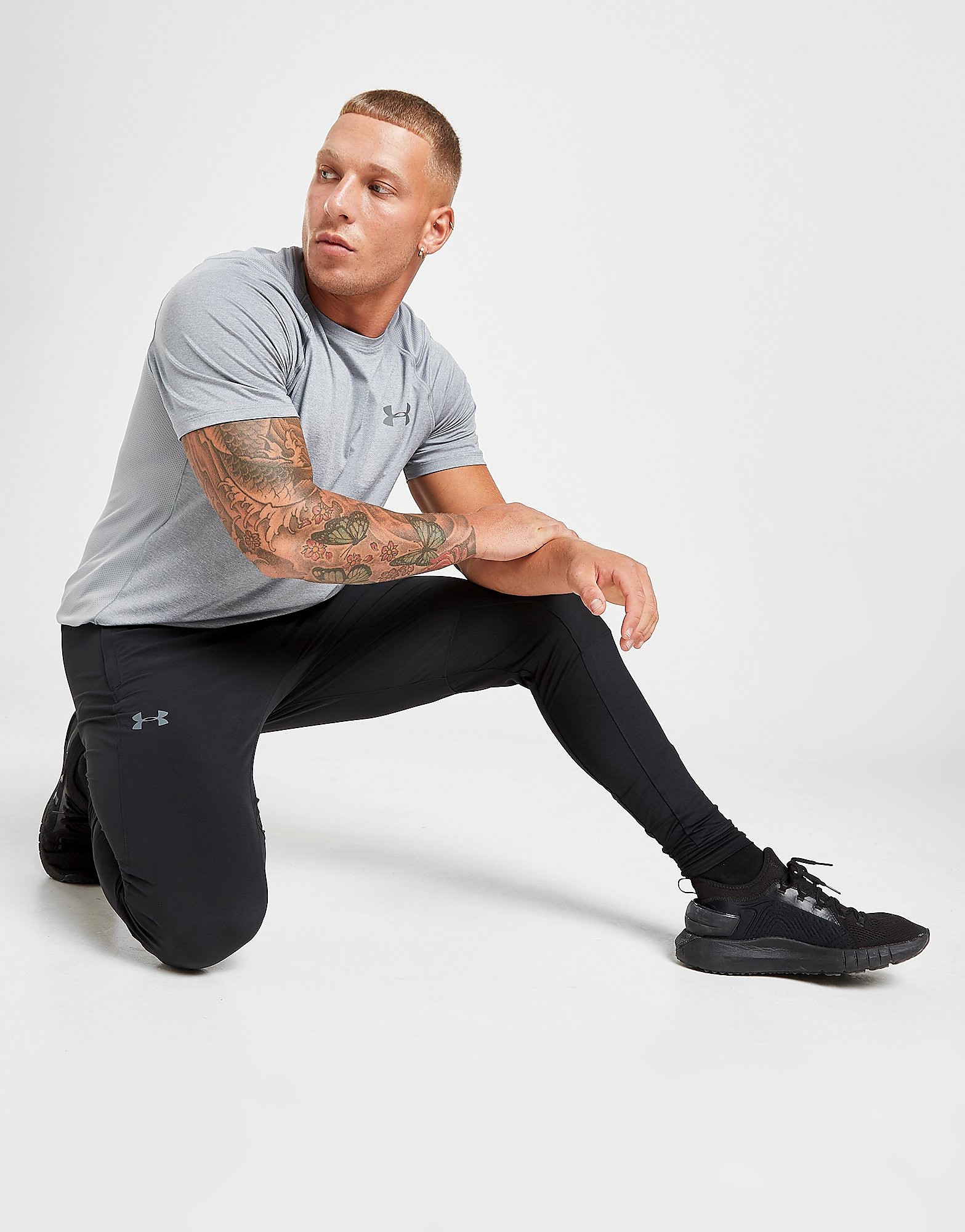 

Under Armour Hybrid Track Pants - Black - Mens, Black