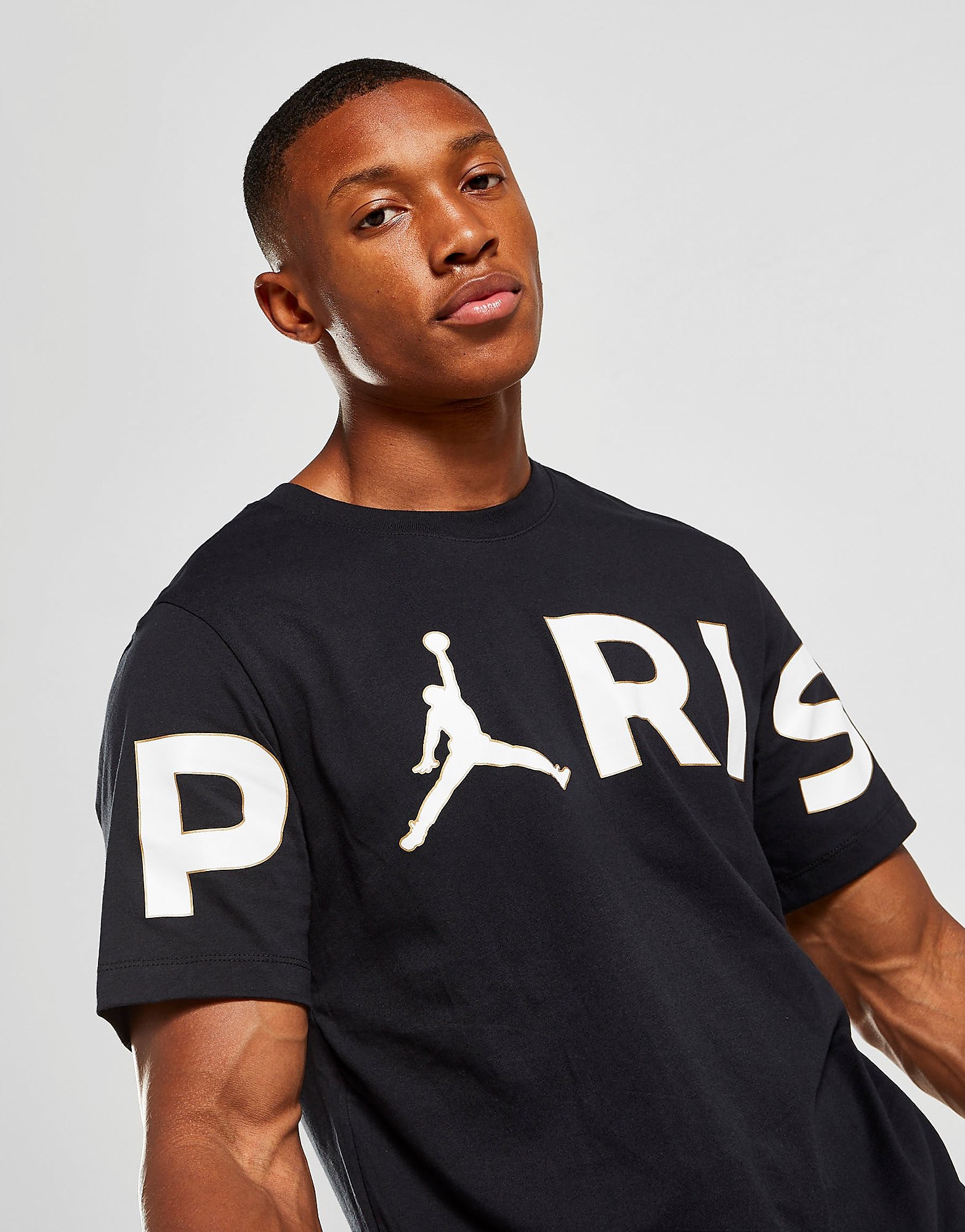 

Jordan Paris Saint Germain Wordmark T-Shirt - Black - Mens, Black
