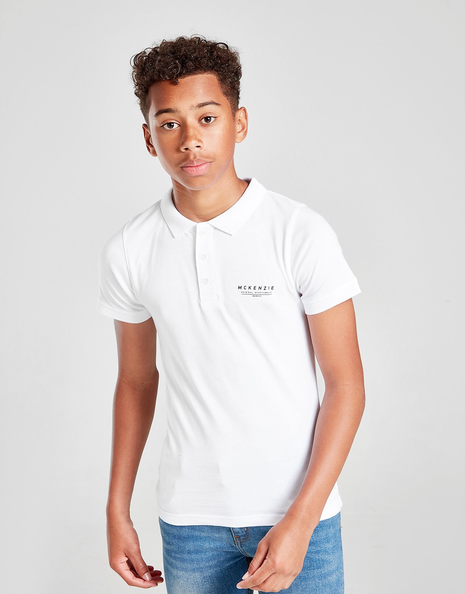 

McKenzie Essential Polo Shirt Junior - White - Kids, White