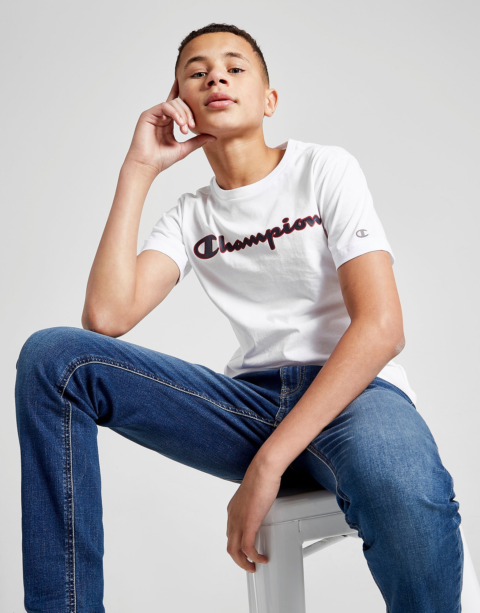 

Champion Legend Core T-Shirt Junior - Only at JD - White - Kids, White