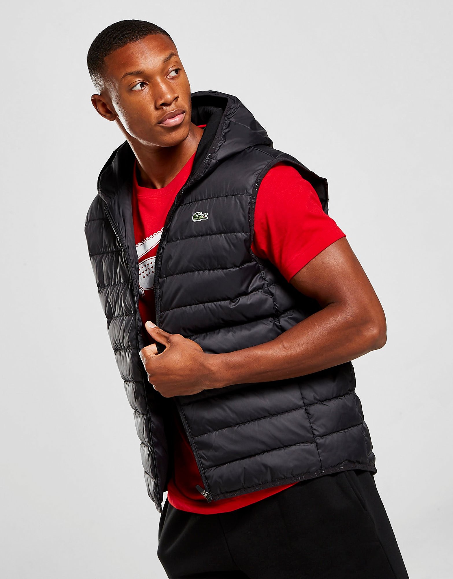 

Lacoste Bubble Gilet Jacket - Black - Mens, Black