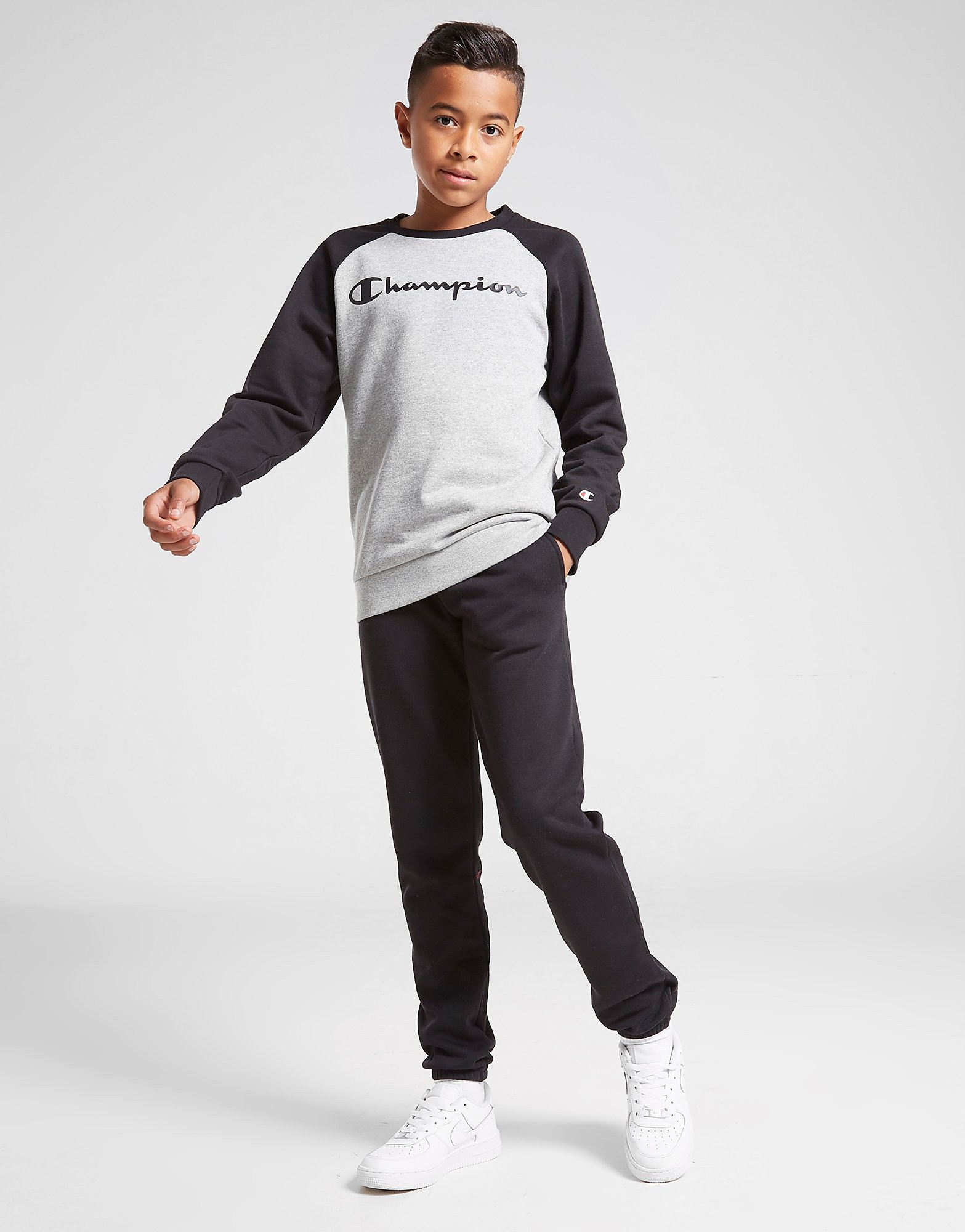 

Champion Crew Fleece Tracksuit Junior - Black - Kids, Black