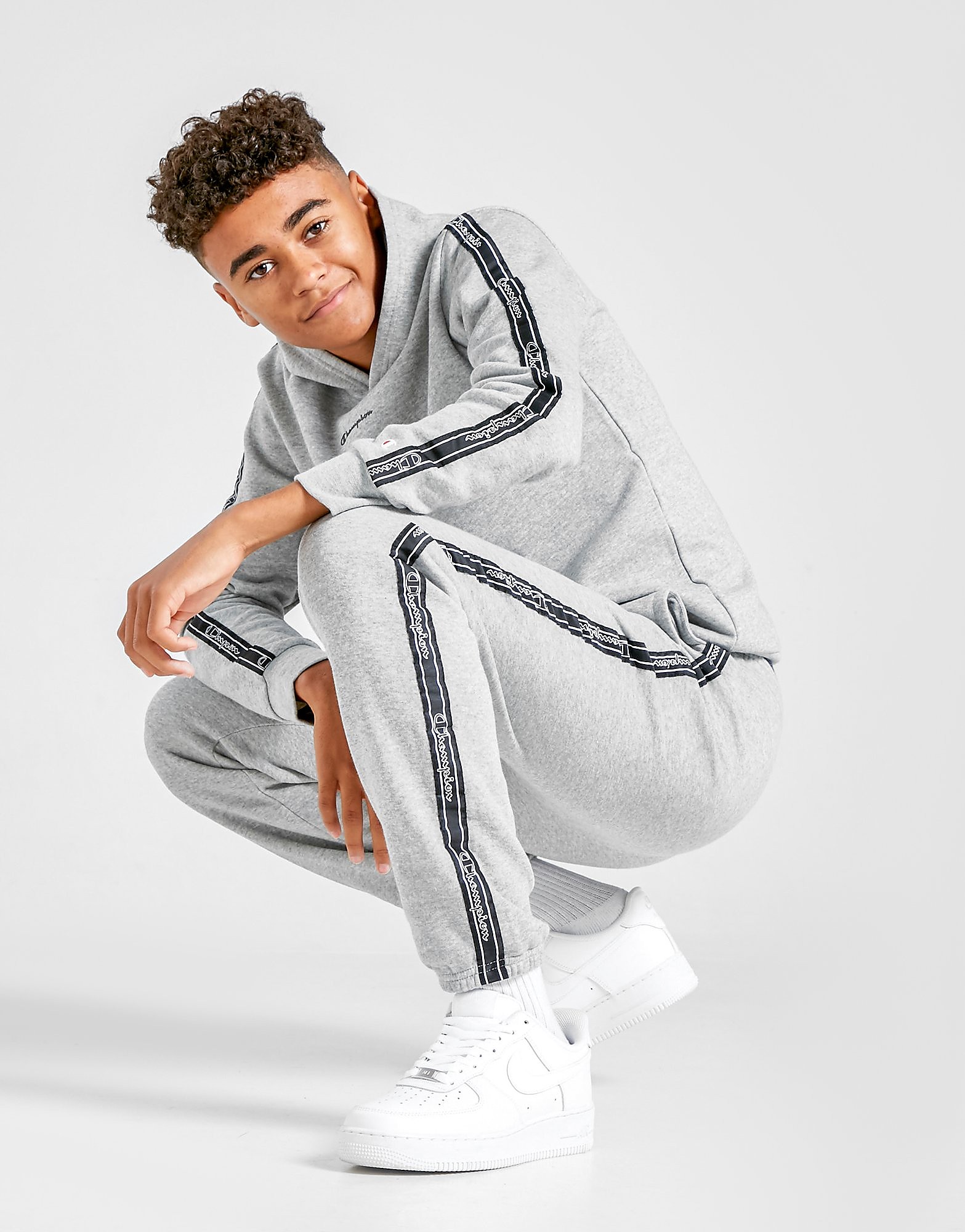 

Champion Tape Joggers Junior - Grey/Navy - Kids, Grey/Navy