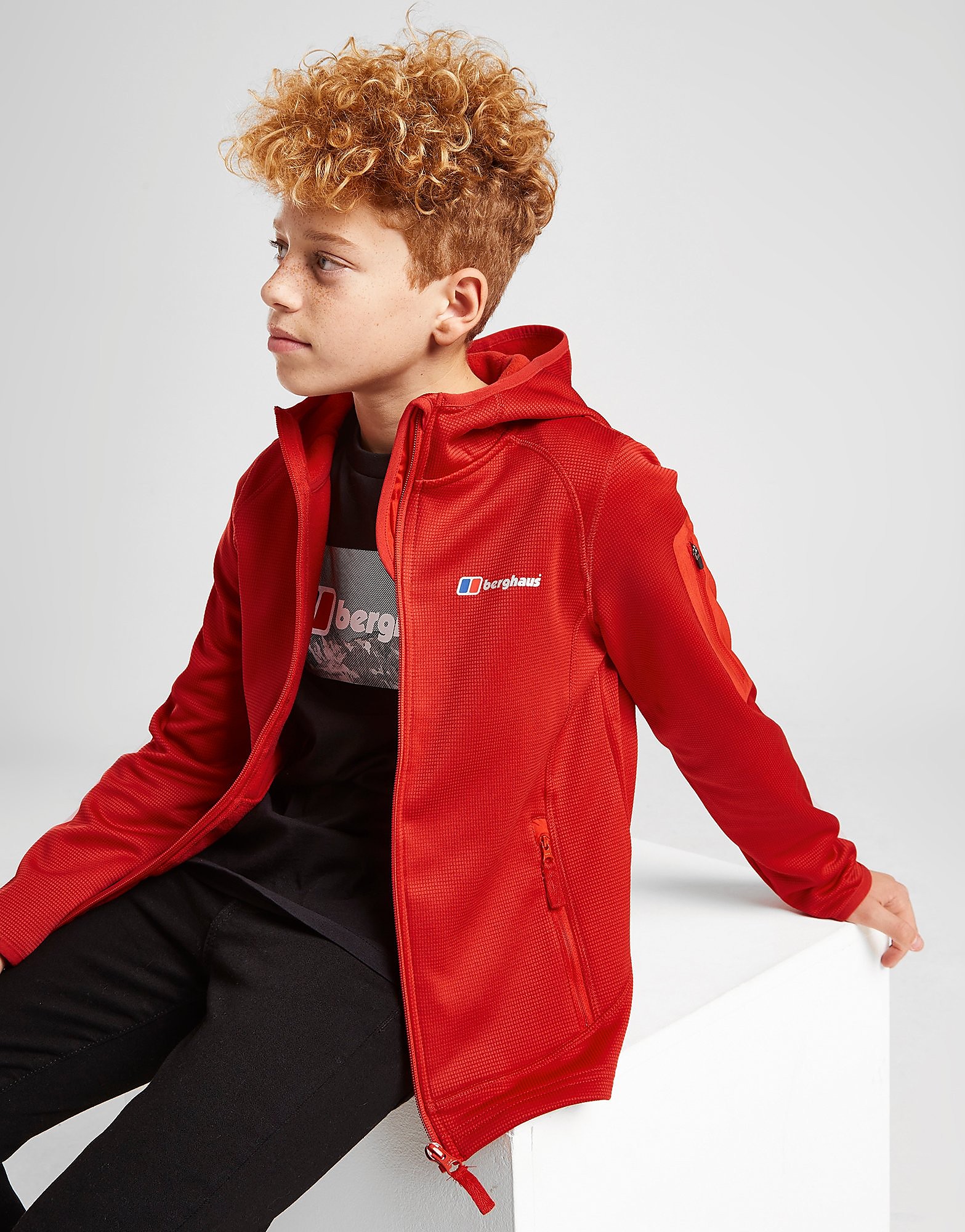 

Berghaus Pravitale Full Zip Hoodie Junior - Only at JD - Red/RED$ - Kids, Red/RED$