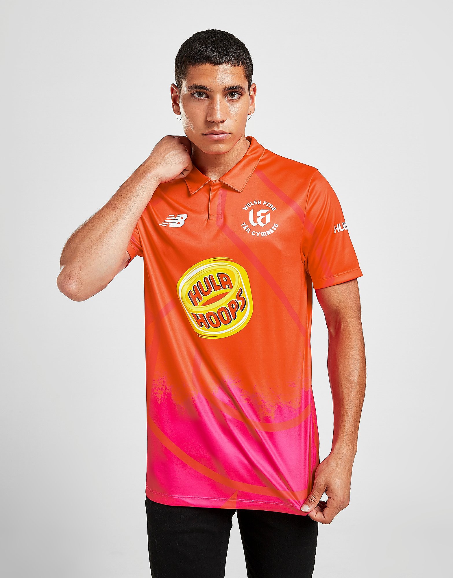 

New Balance The Hundred Welsh Fire Shirt - Red - Mens, Red