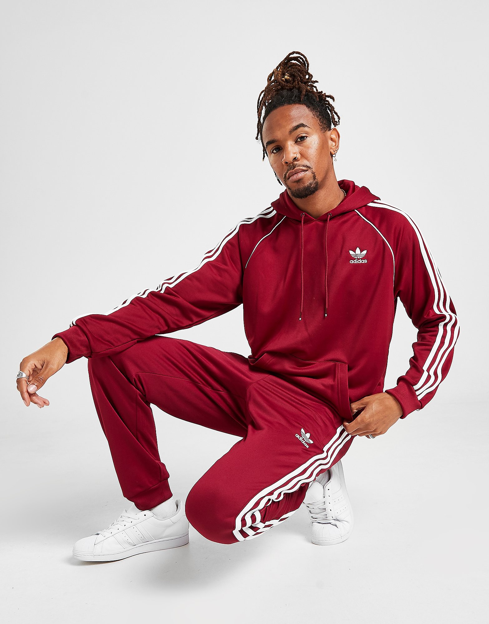 

adidas Originals SS Joggers - Red - Mens, Red