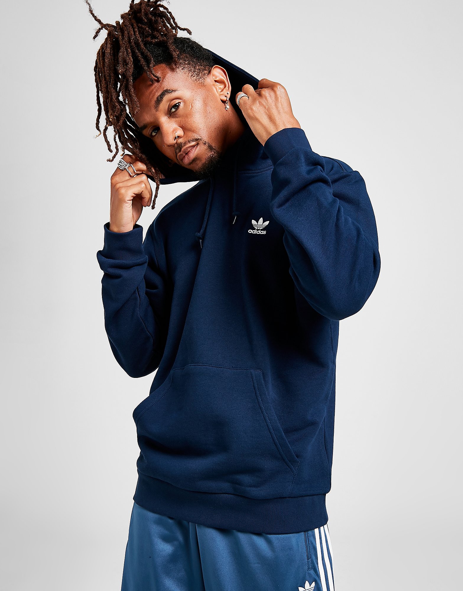 

adidas Originals TREF ESS OH - Navy - Mens, Navy