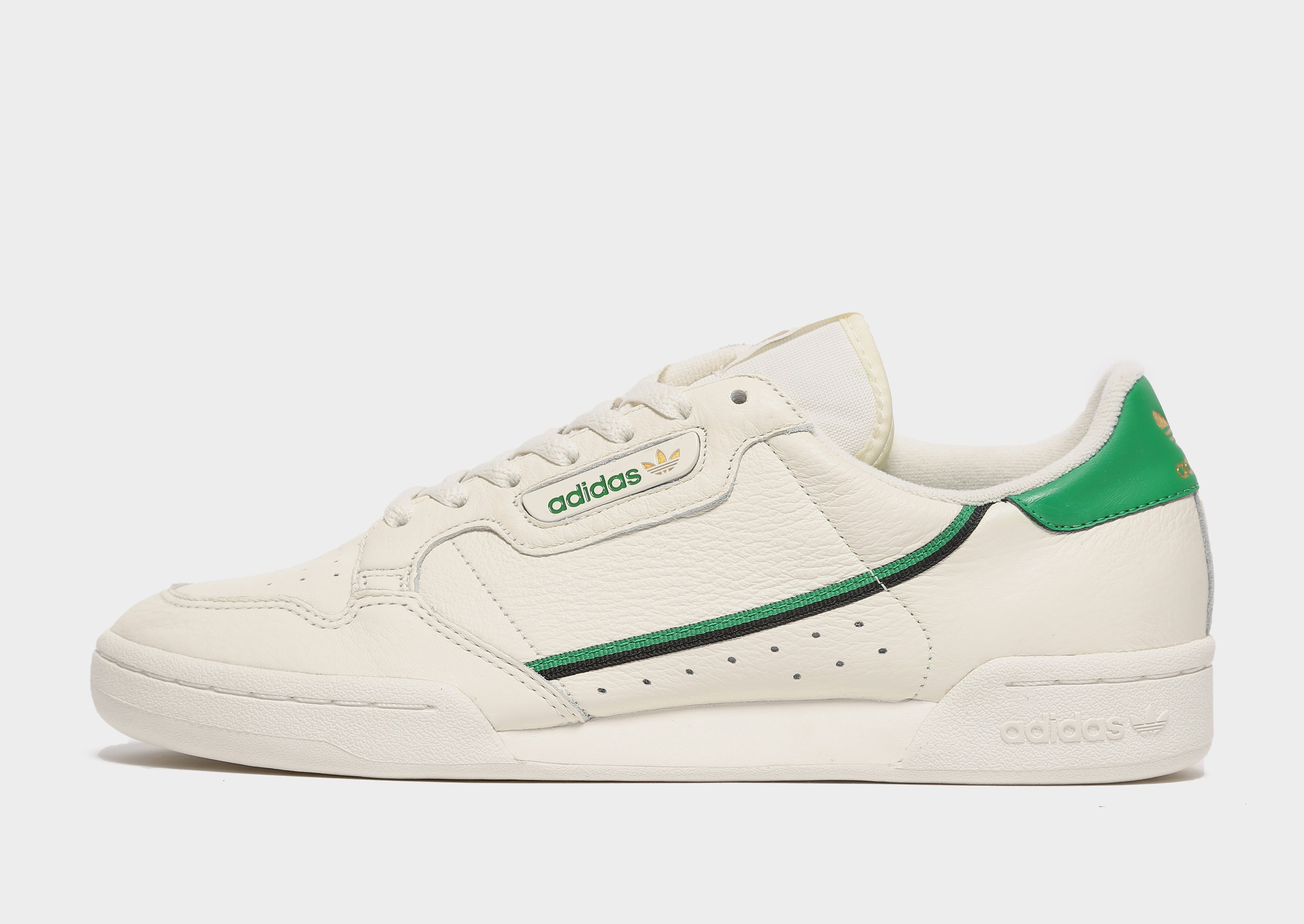 

adidas Originals Continental 80 - Only at JD - White/Green - Mens, White/Green