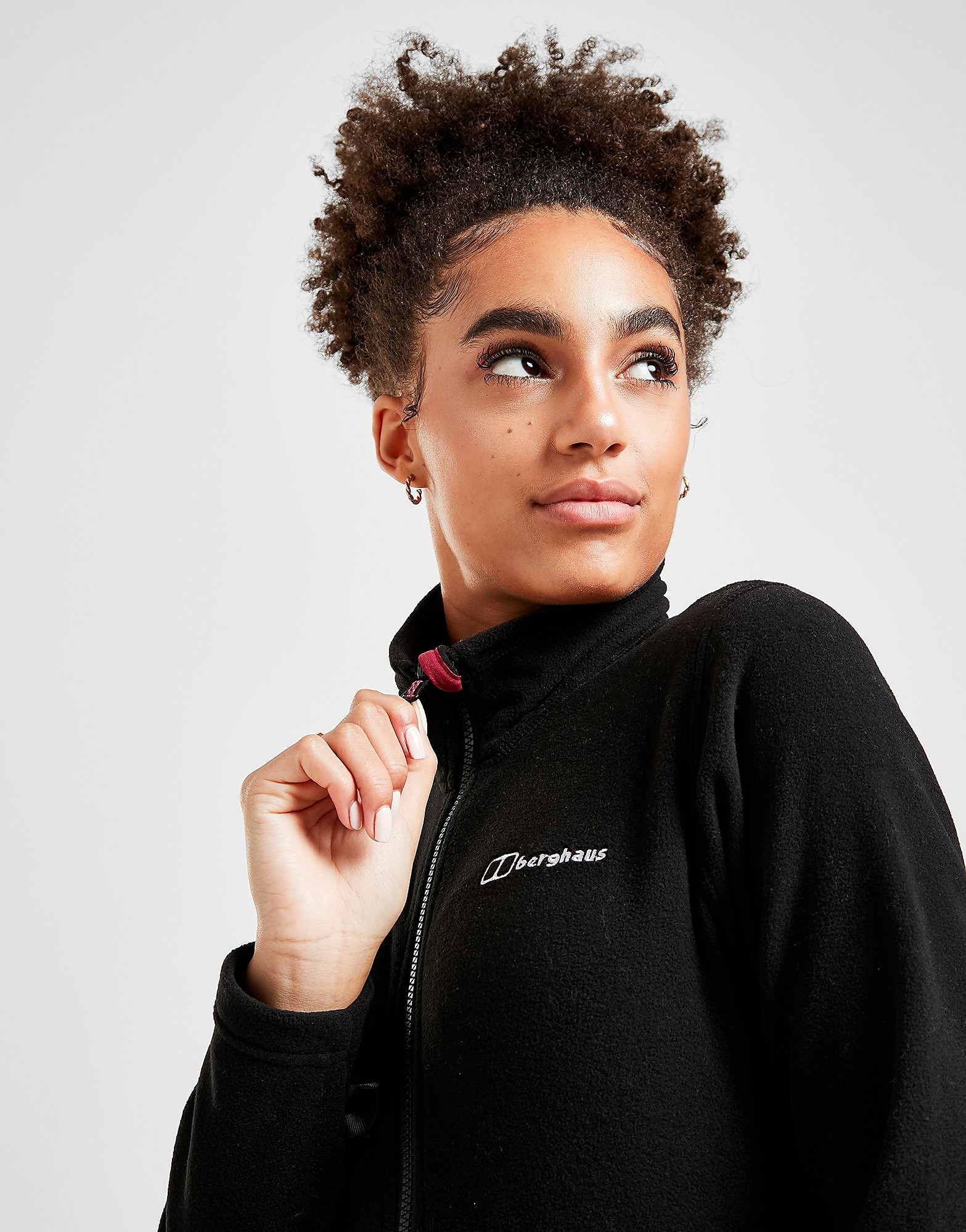 

Berghaus Prism Full Zip Fleece Top - Black - Womens, Black