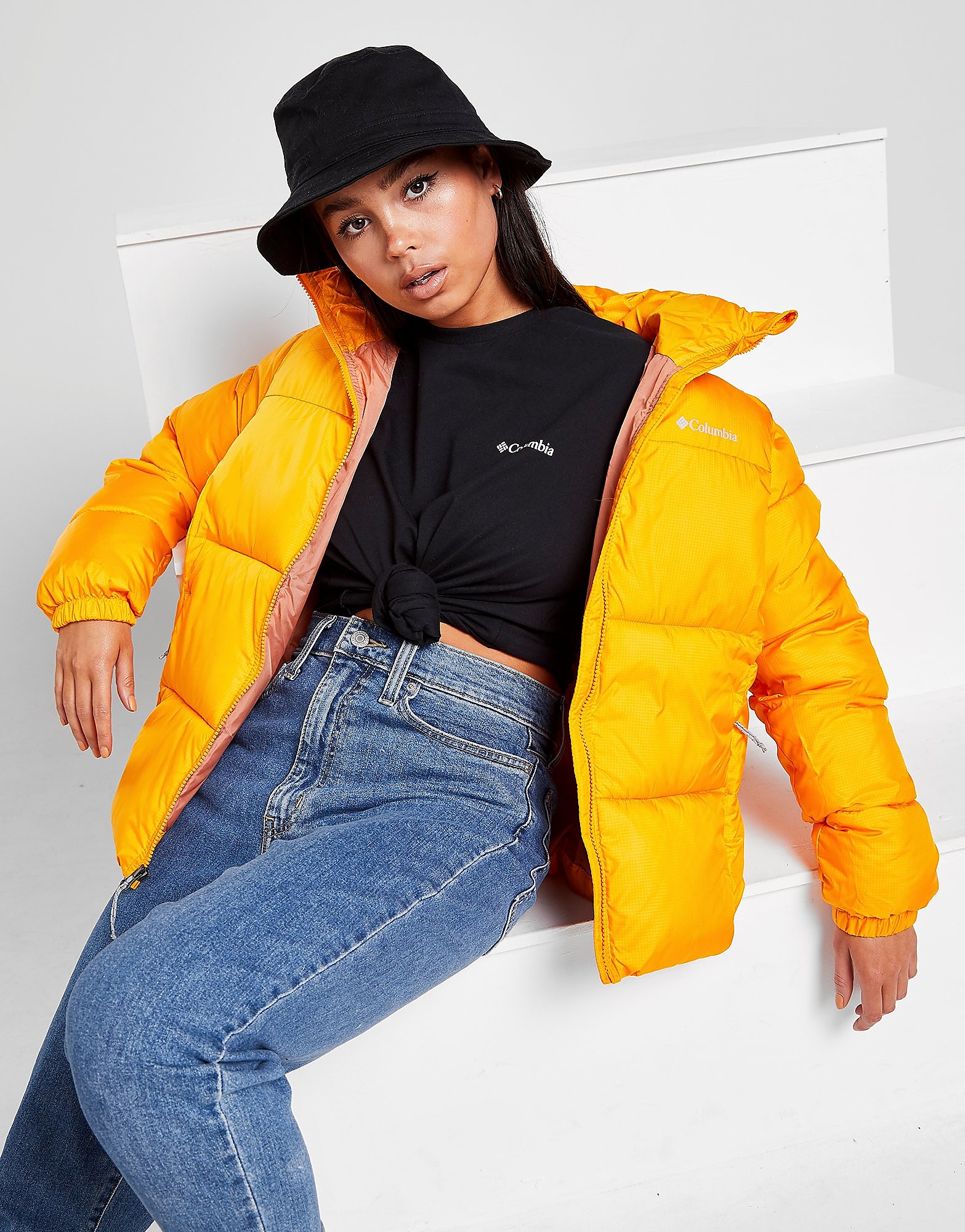 Columbia Puffect Jacket - Yellow - Womens, Yellow