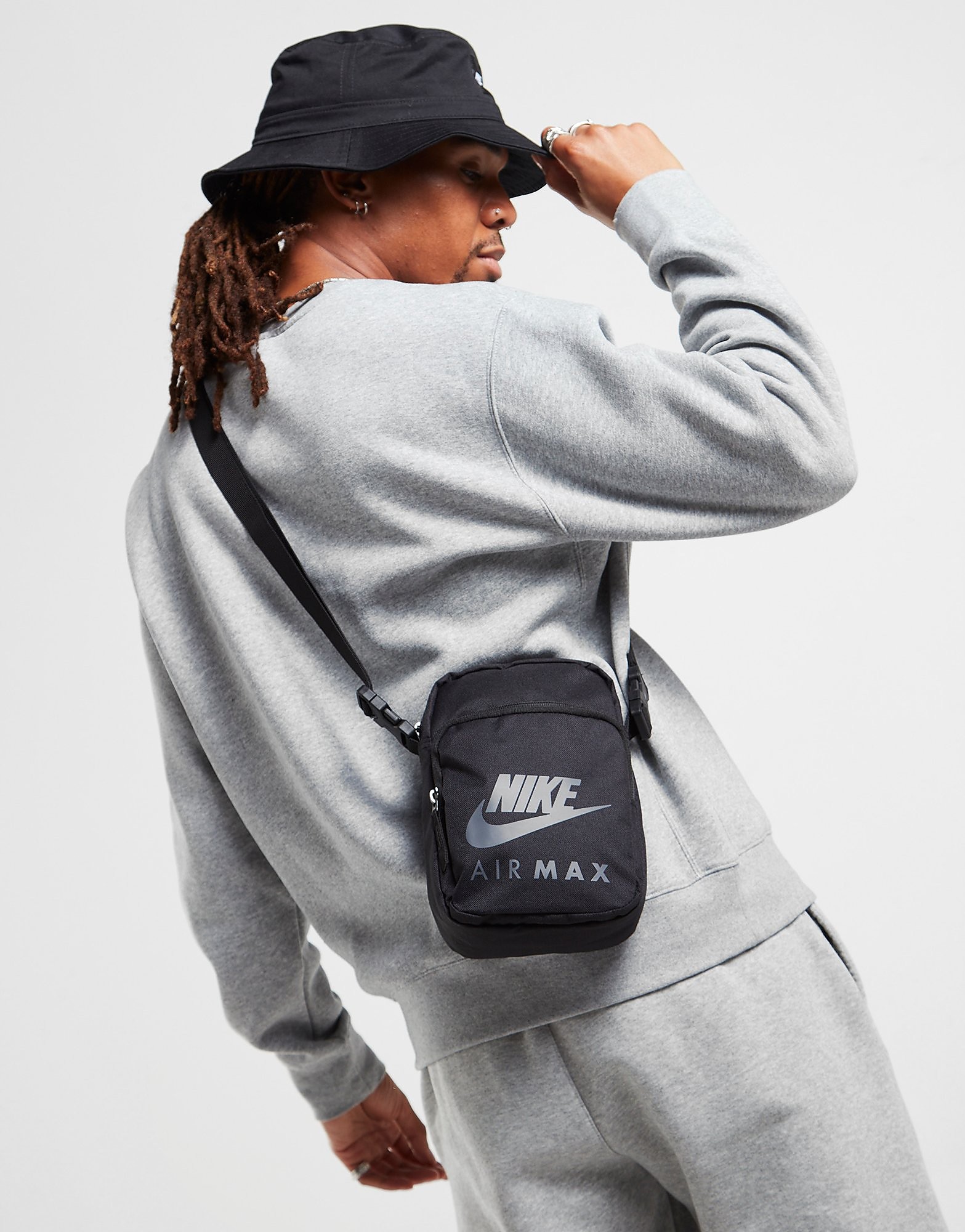 

Nike Air Max Crossbody Bag - Only at JD - Black/Black/Dark Grey/Grey - Womens, Black/Black/Dark Grey/Grey