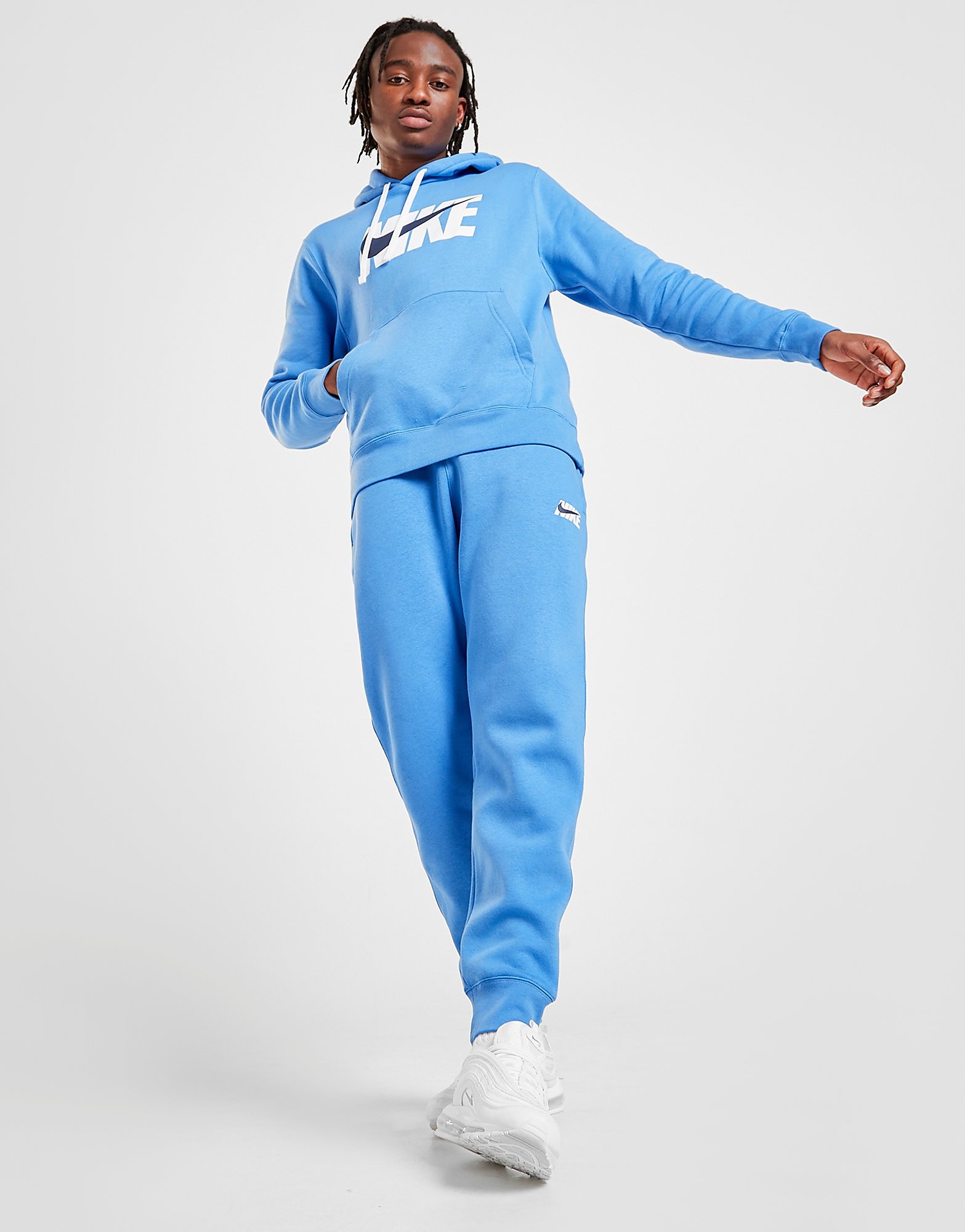Nike Club Joggers - Bleu, Bleu