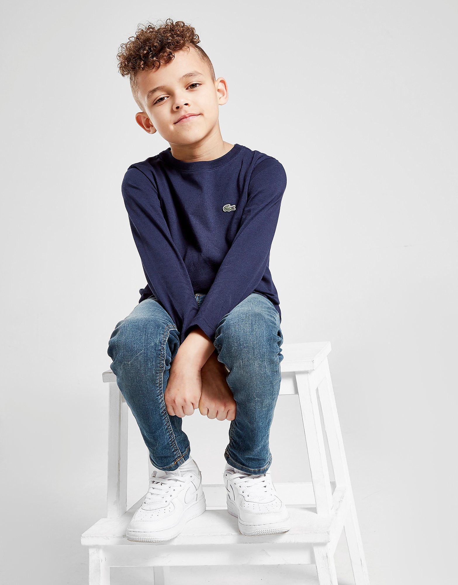 

Lacoste Long Sleeve Croc T-Shirt Children - Navy - Kids, Navy