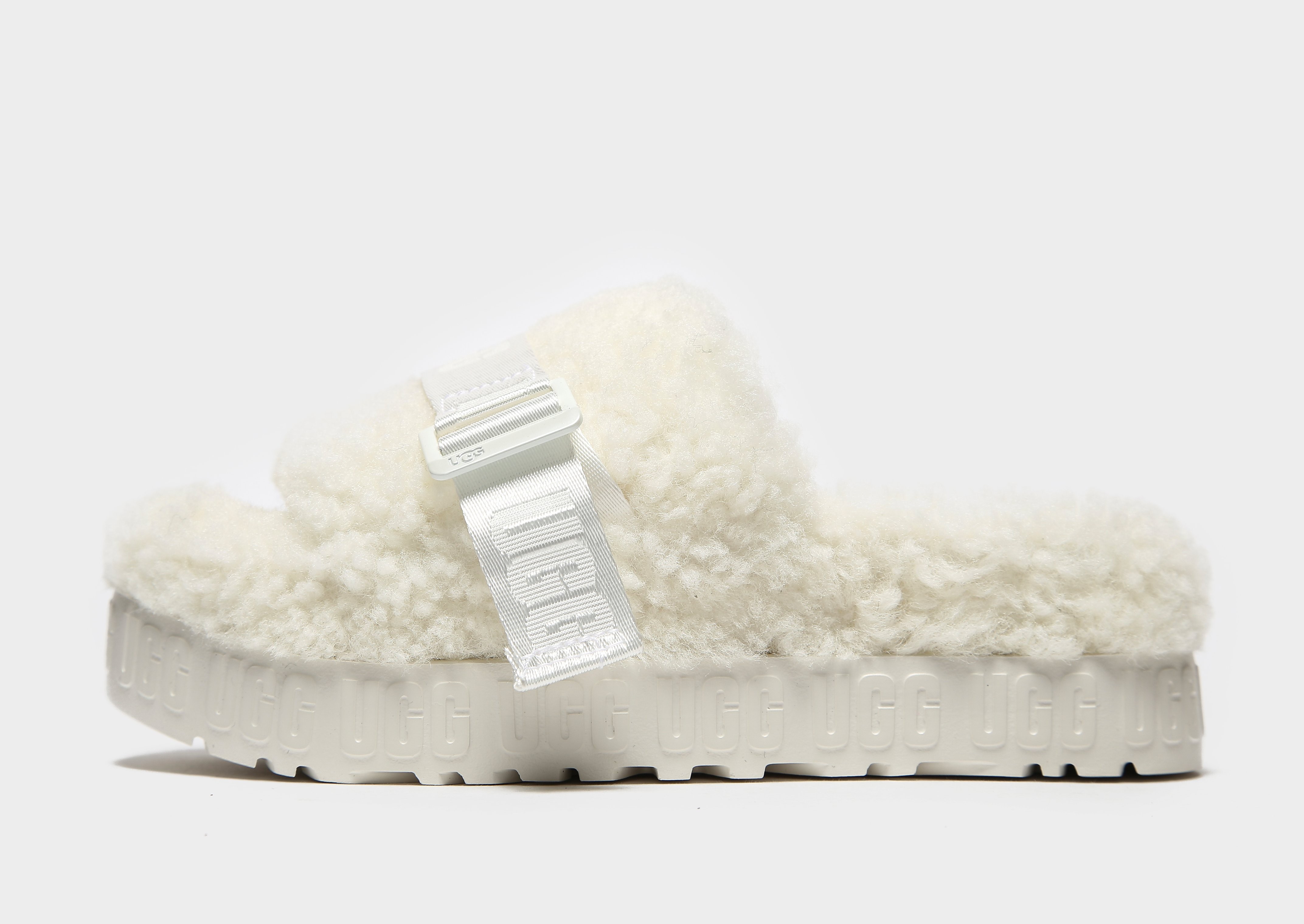 

UGG Fluffita Slides Women's - White, White