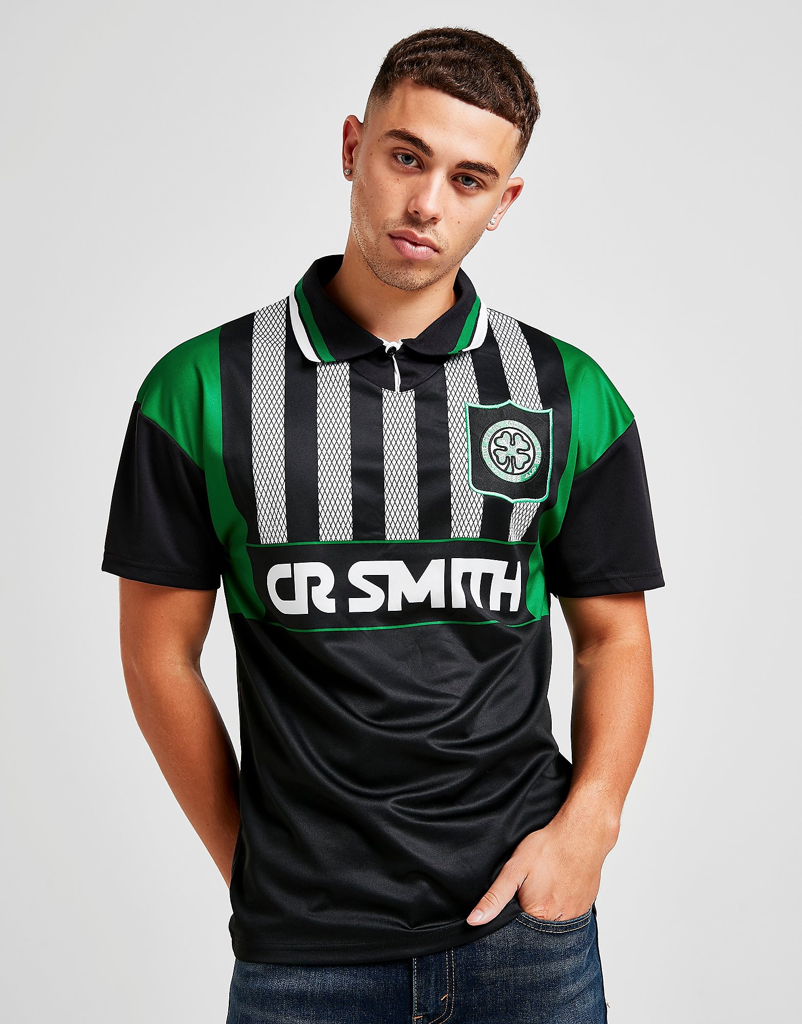 

Celtic Retro Celtic FC '94 Away Shirt - Black/Green - Mens, Black/Green