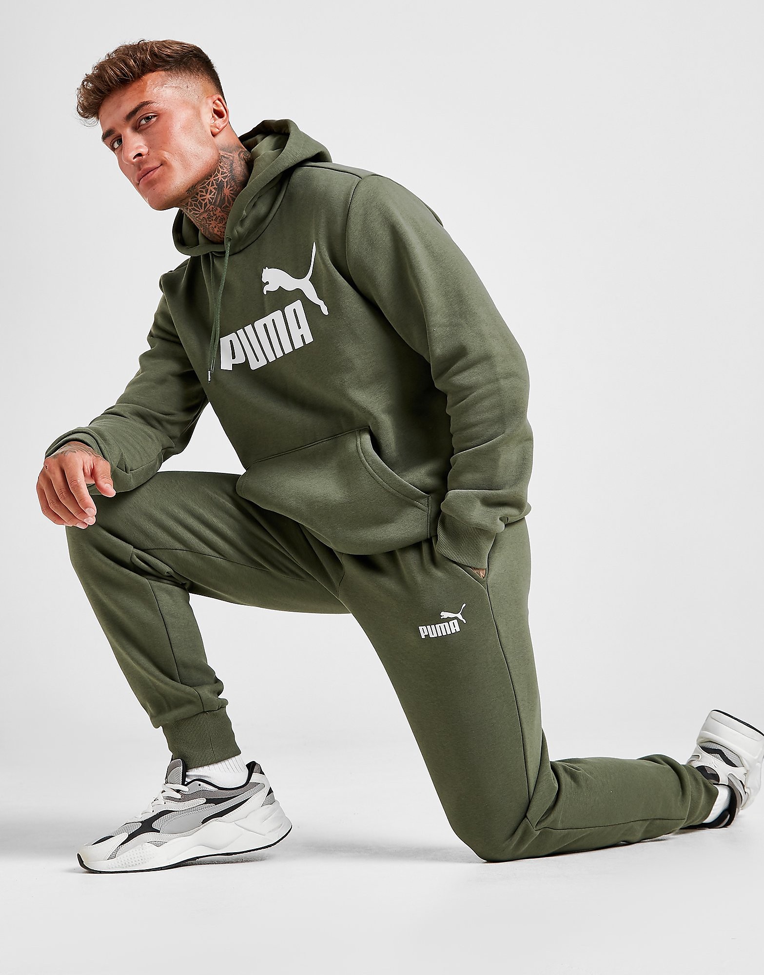 

Puma Core Fleece Joggers - Green - Mens, Green