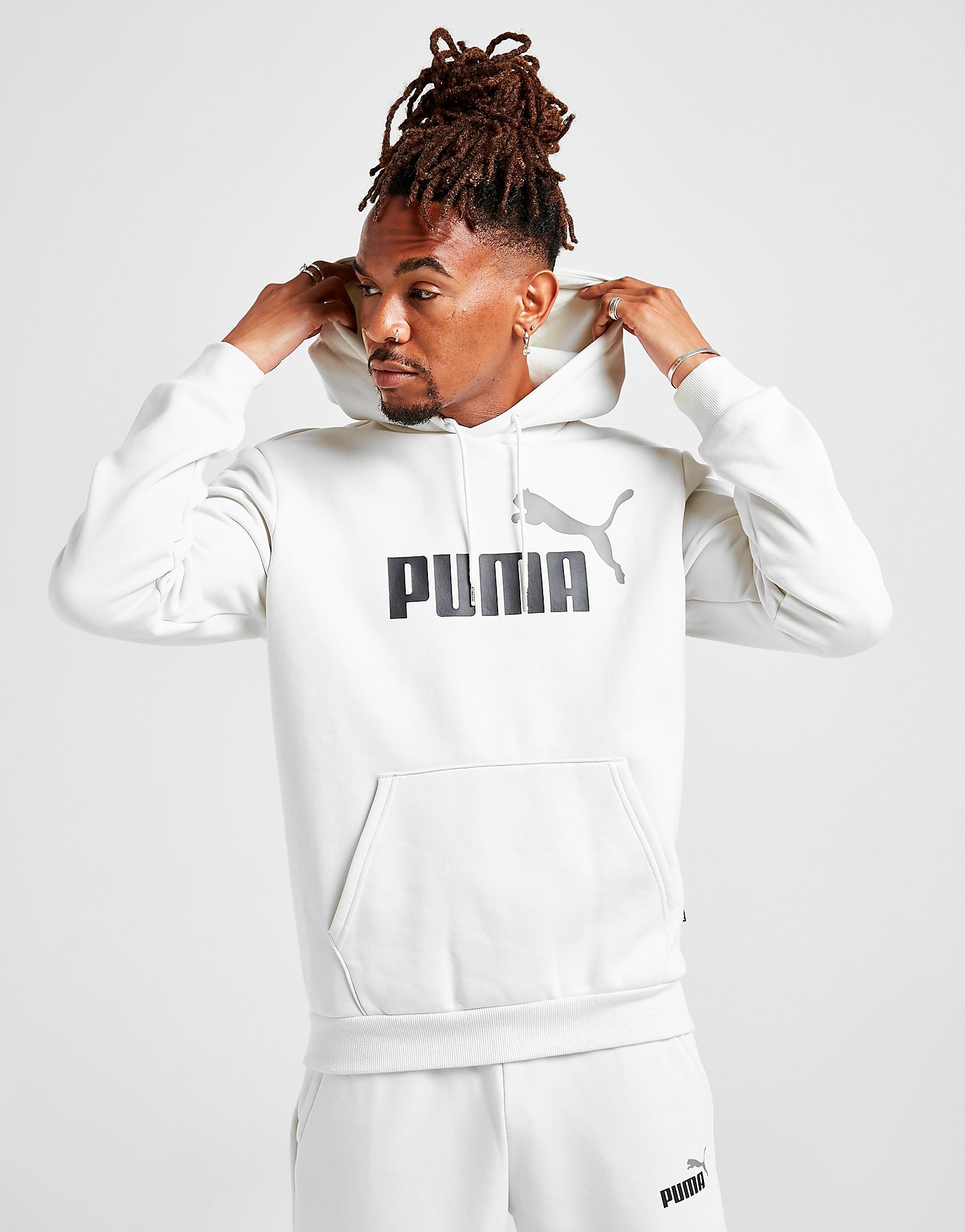 

Puma Core Large Logo Hoodie - Only at JD - Grey - Mens, Grey