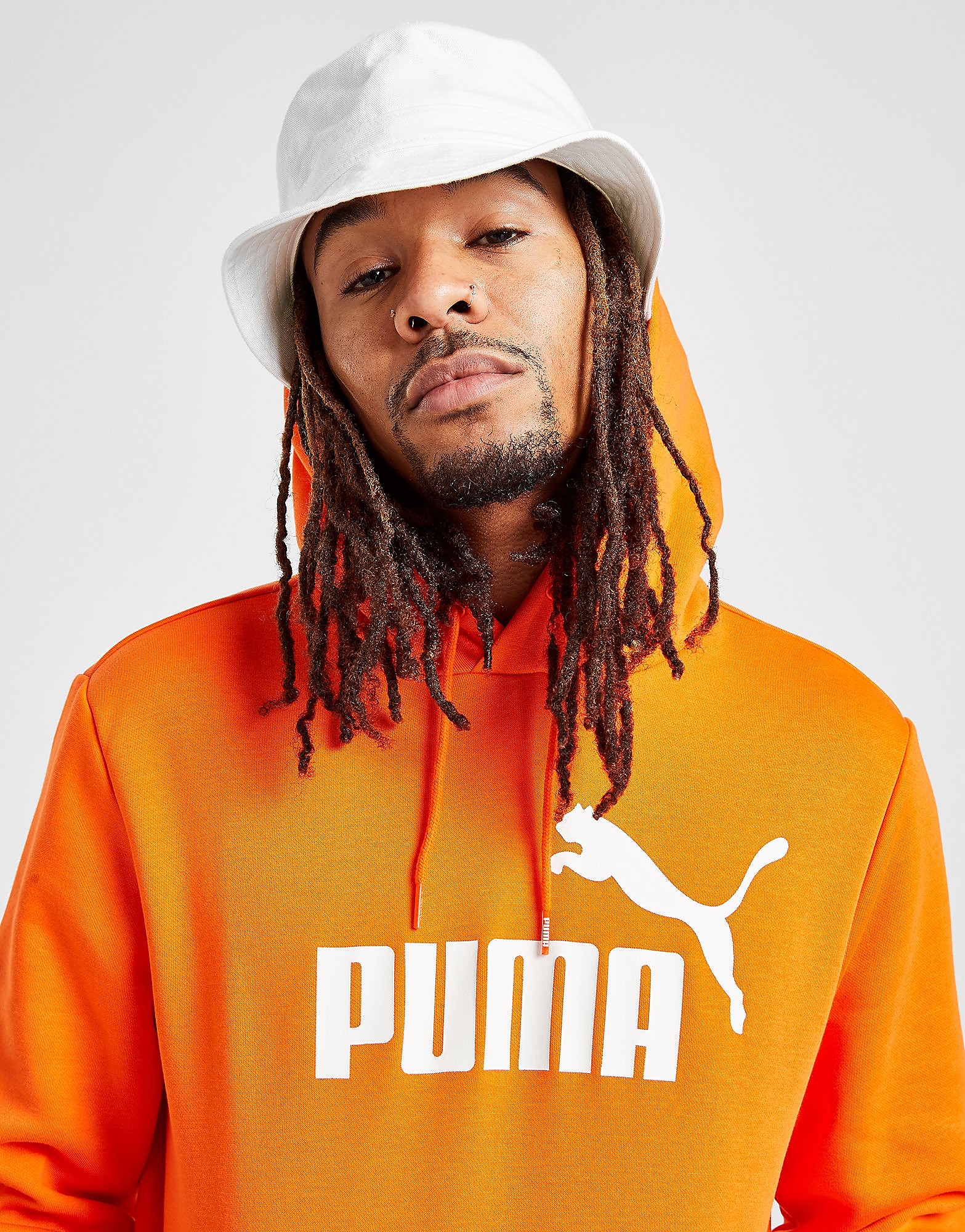 

Puma Core Large Logo Hoodie - Orange - Mens, Orange