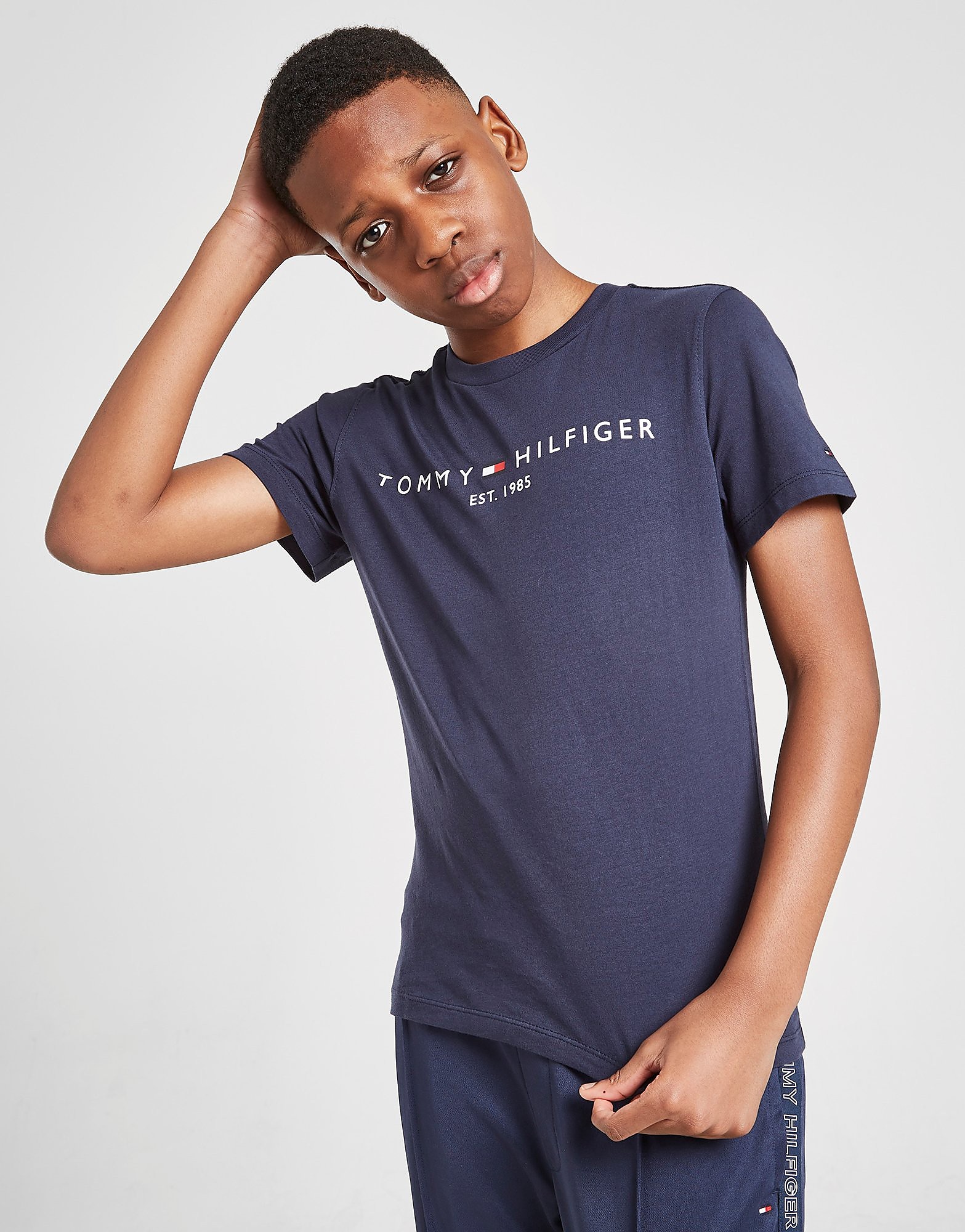 

Tommy Hilfiger Essential Short Sleeve T-Shirt Junior - Navy - Kids, Navy