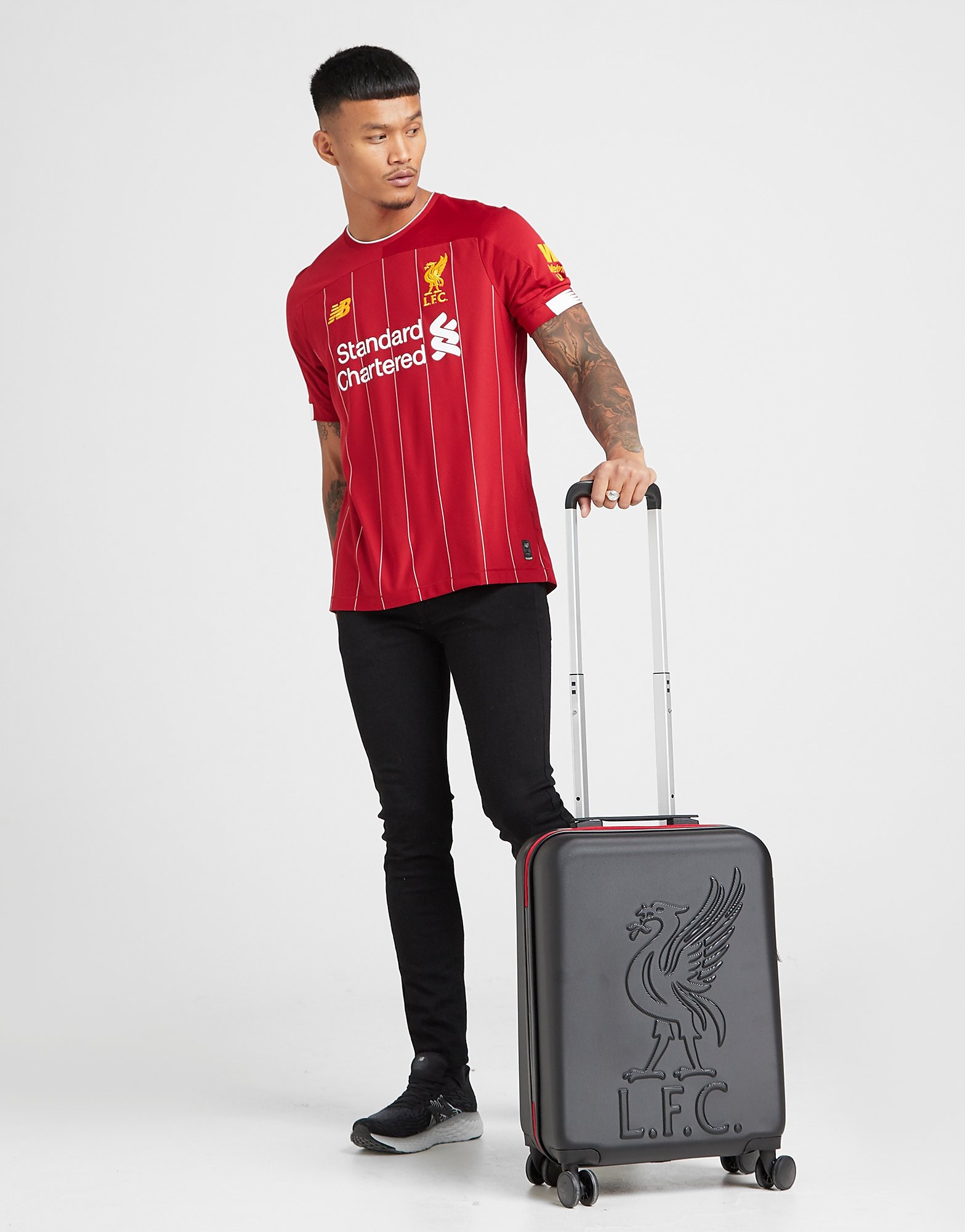 

Kitkase Liverpool FC Suitcase - Black/Red - Womens, Black/Red