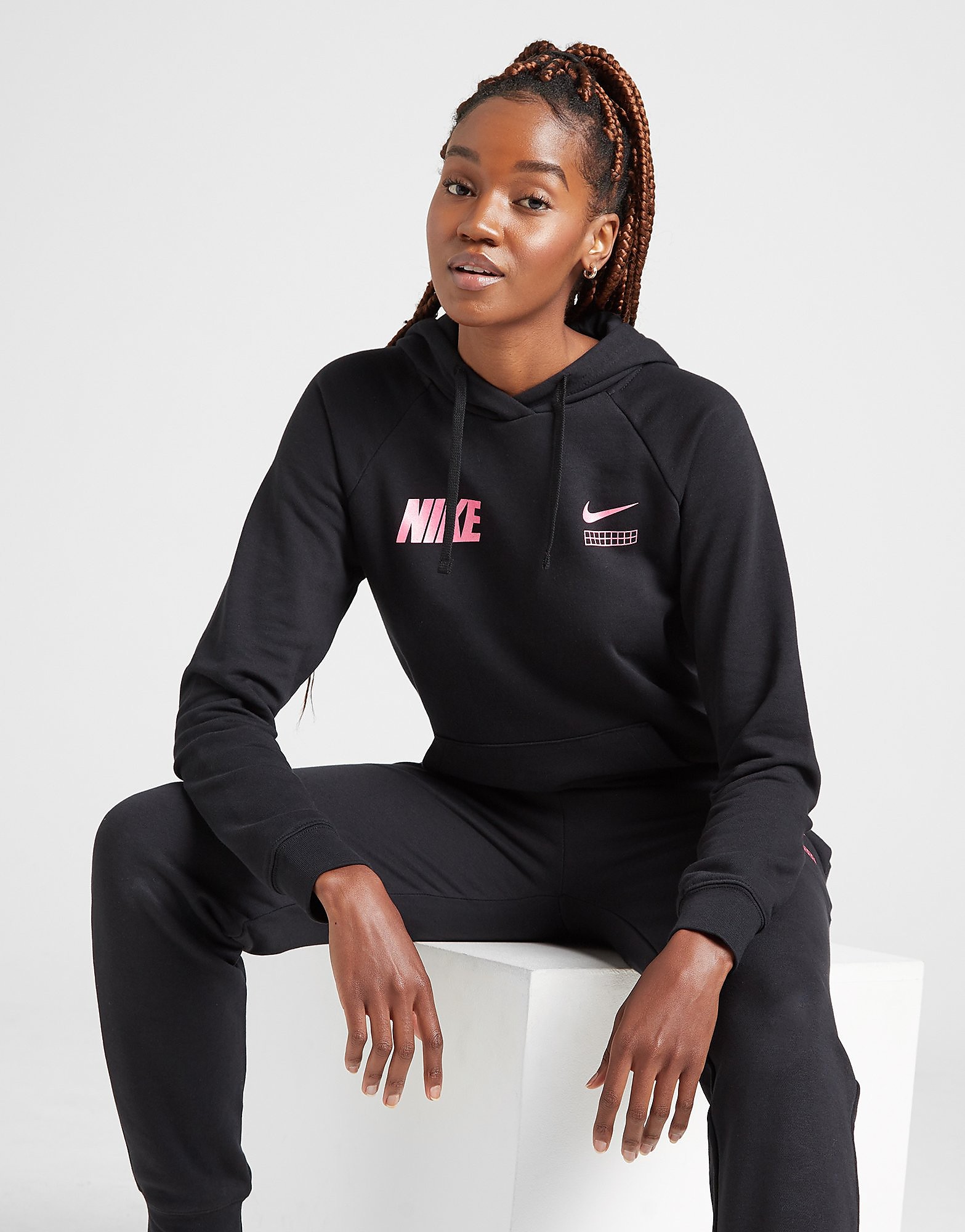 

Nike Grid Overhead Hoodie - Only at JD - Black, Black