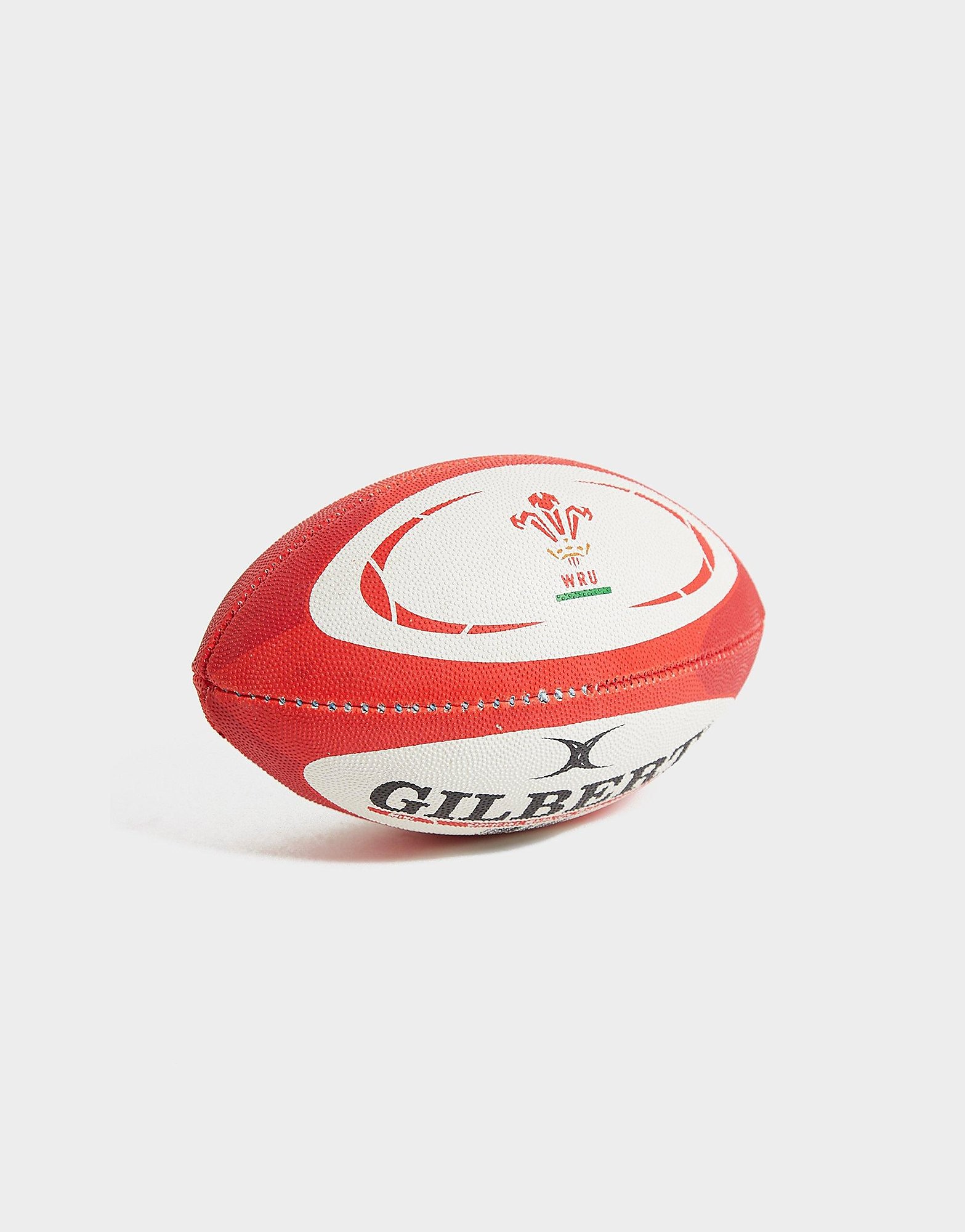 

Gilbert Wales Mini Rugby Ball - White/Red - Mens, White/Red