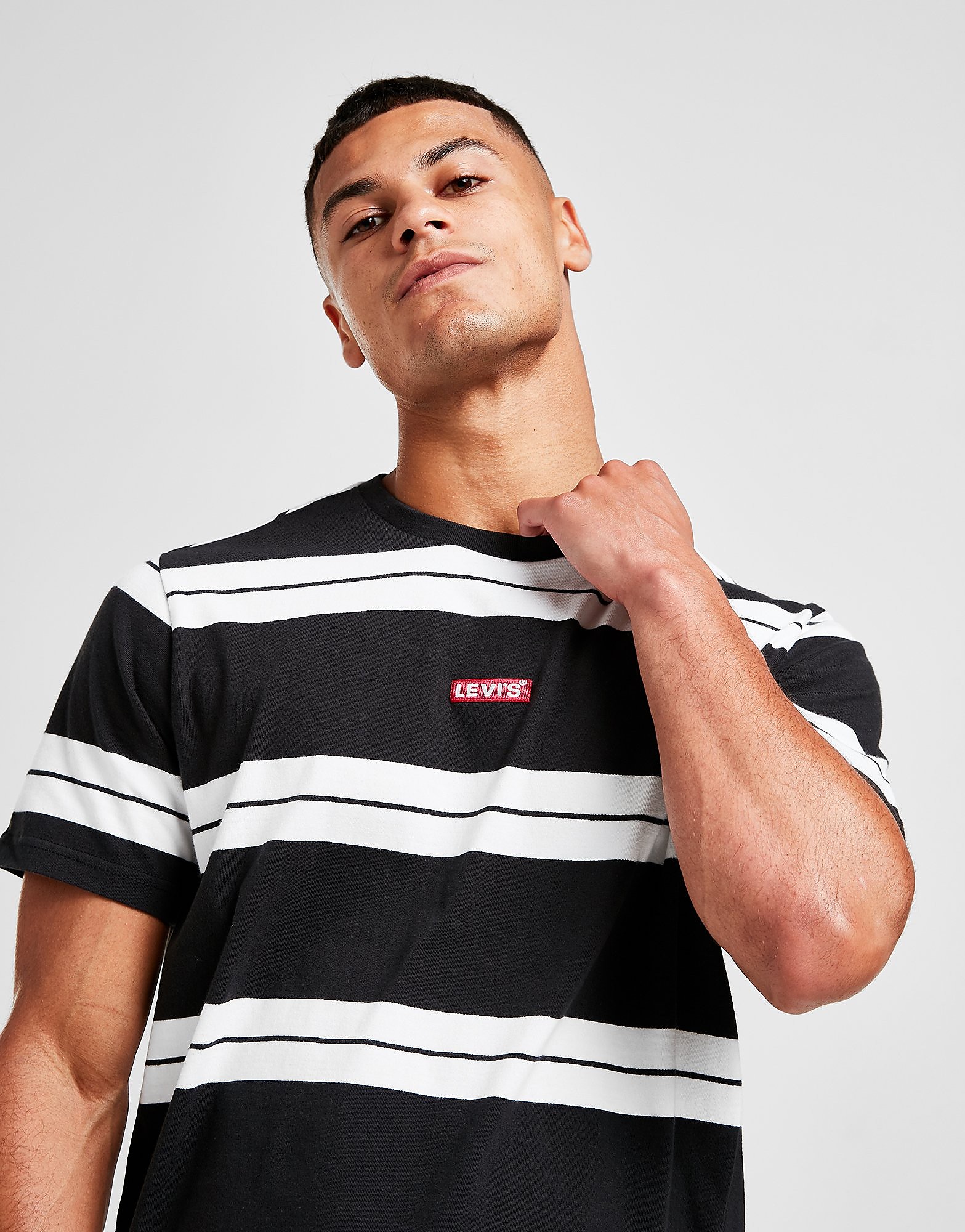 

Levis Stripe T-Shirt Men's - Only at JD - Black/White, Black/White