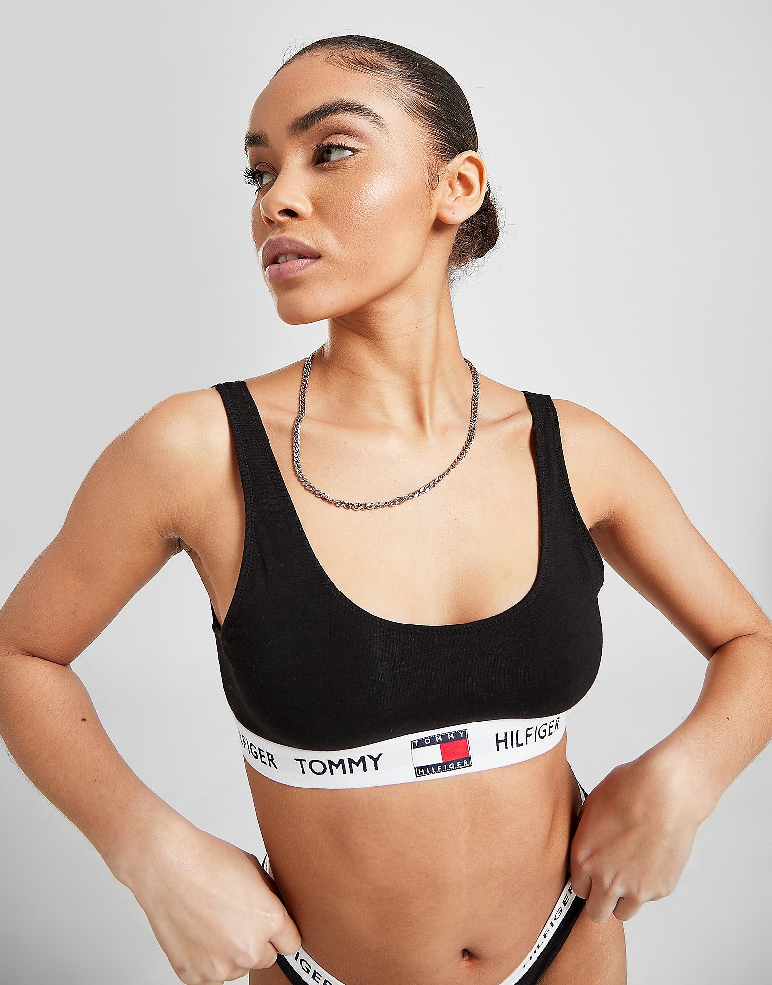 

Tommy Hilfiger Underwear '85 Bralette - Black/White - Womens, Black/White