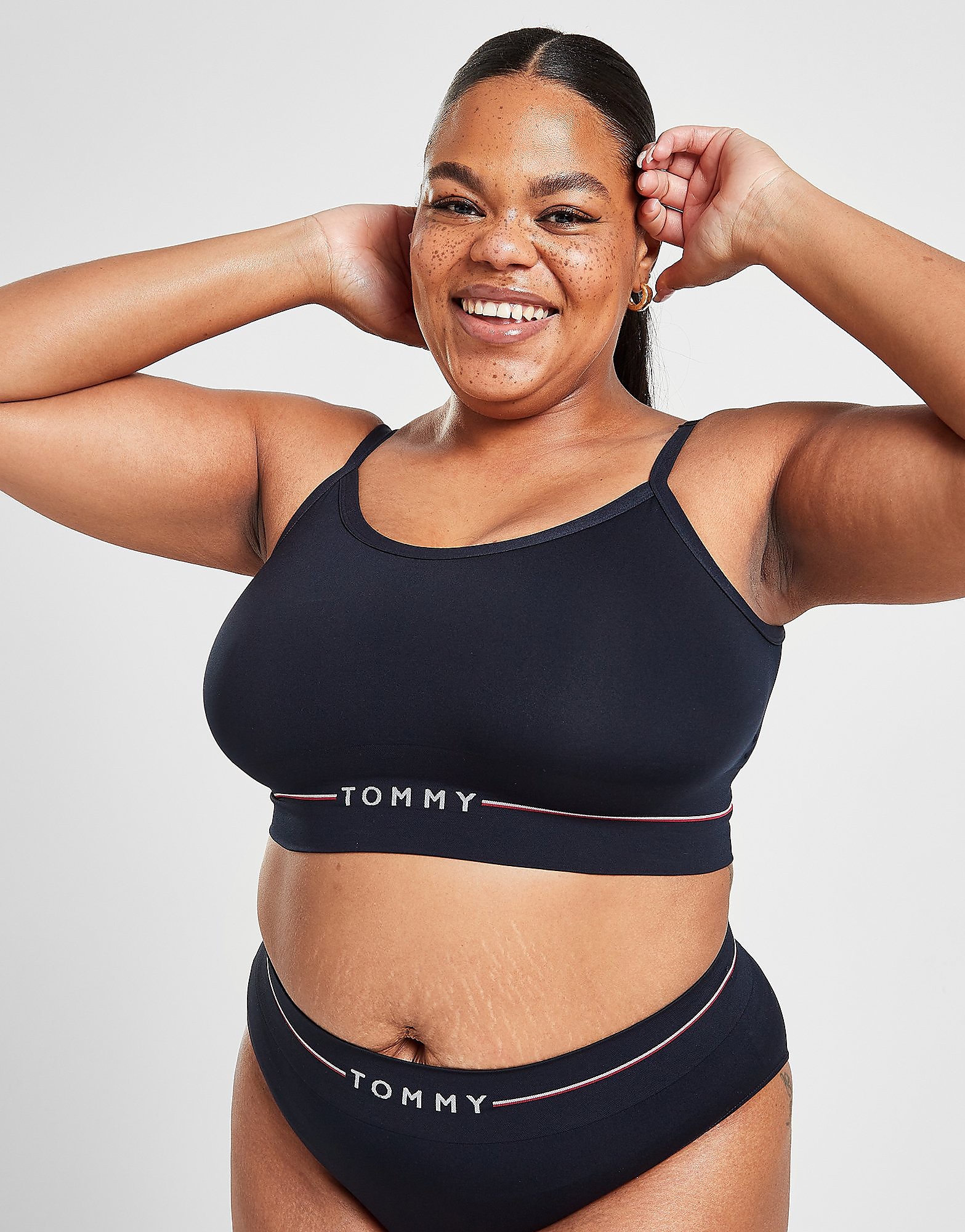 Tommy Hilfiger Underwear Curve Seamless Bra - Blue - Womens, Blue