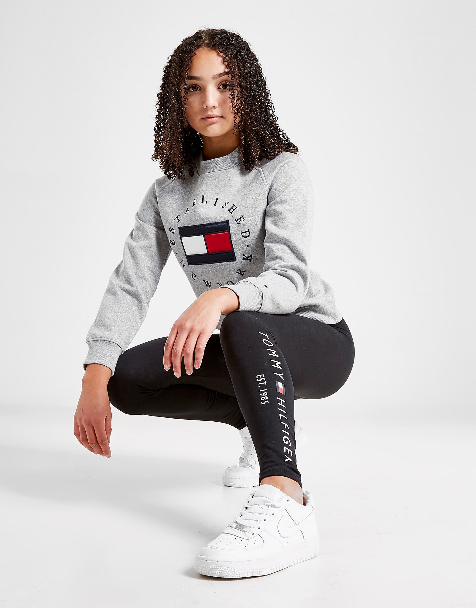 

Tommy Hilfiger Girls' Essential Leggings Junior - Black - Kids, Black