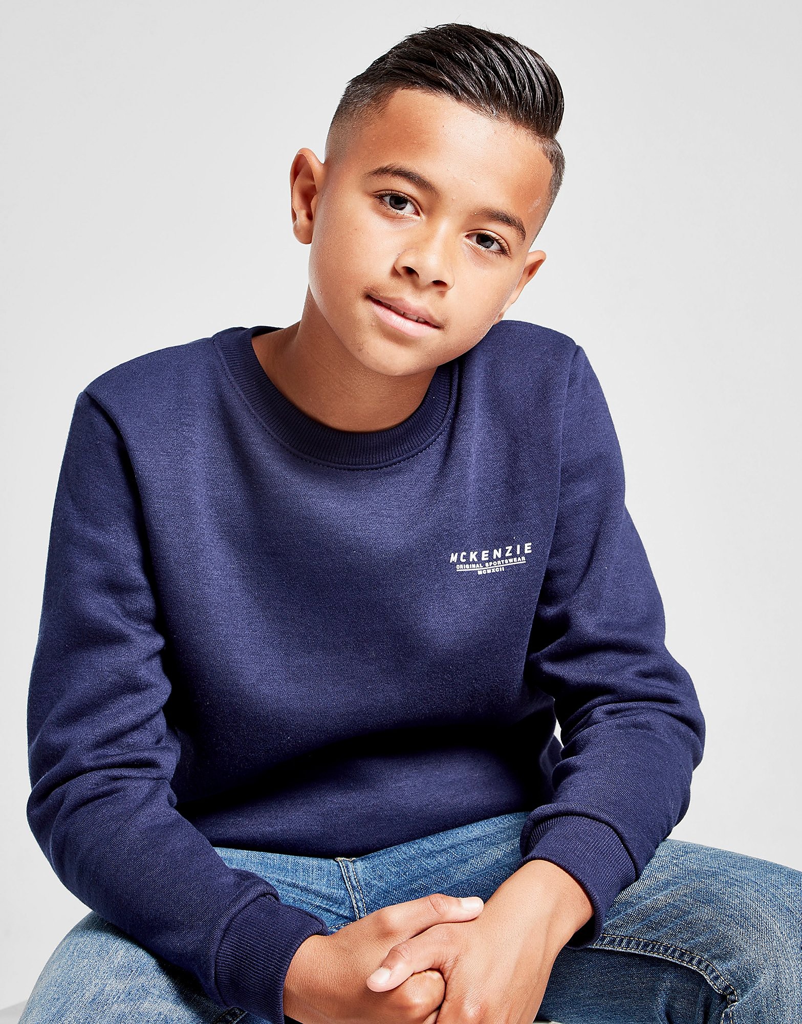 

McKenzie Essential Crew Sweatshirt Junior - Blue - Kids, Blue