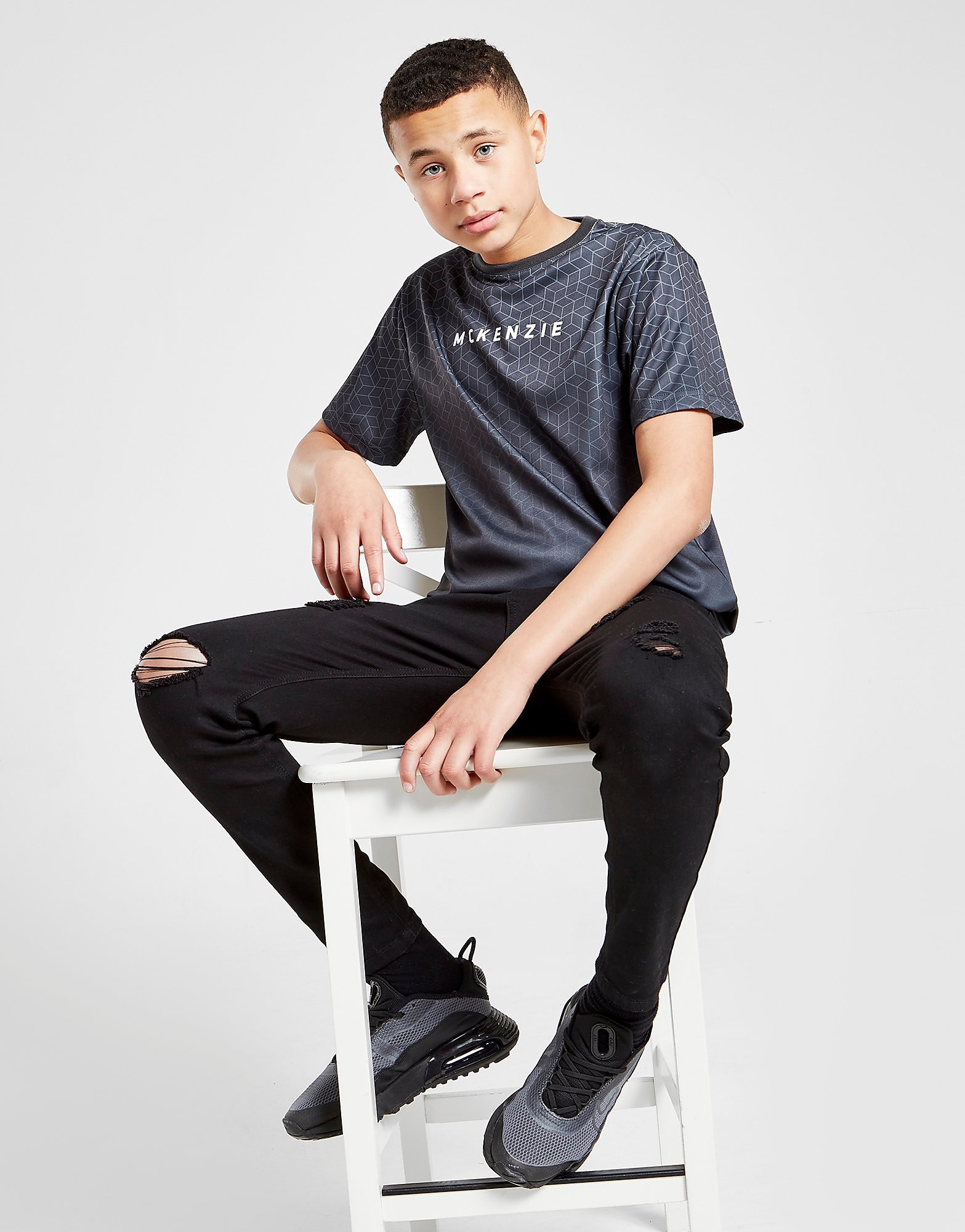 

McKenzie Ashford Poly T-Shirt Junior - Grey - Kids, Grey