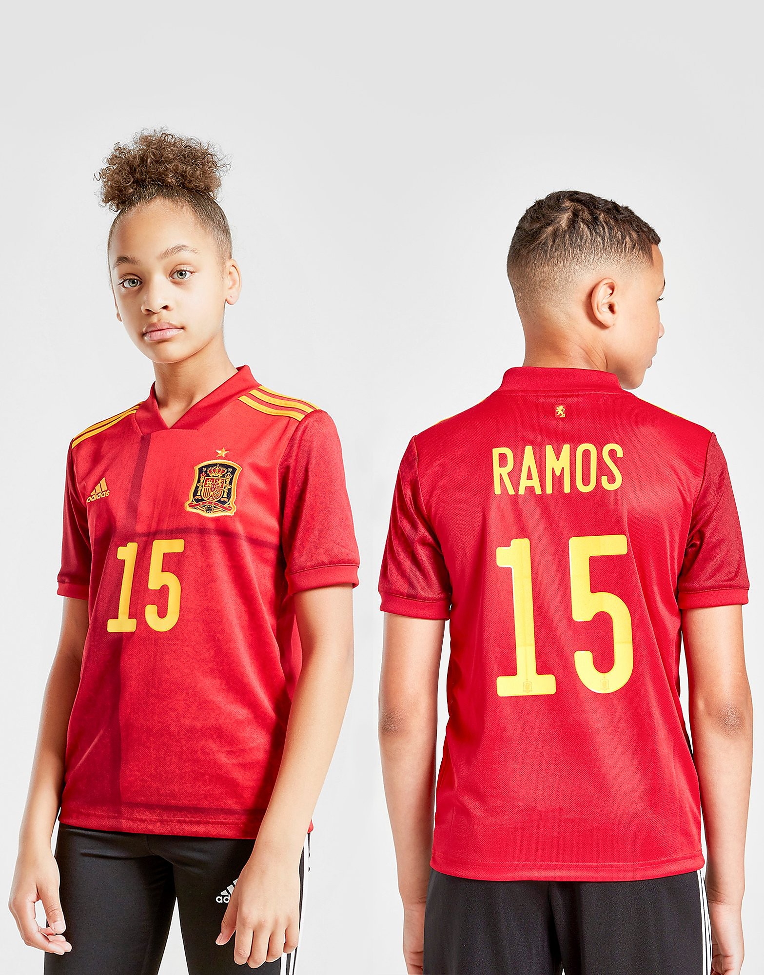 

adidas Spain 2020 Ramos #15 Home Shirt Junior - Red - Kids, Red